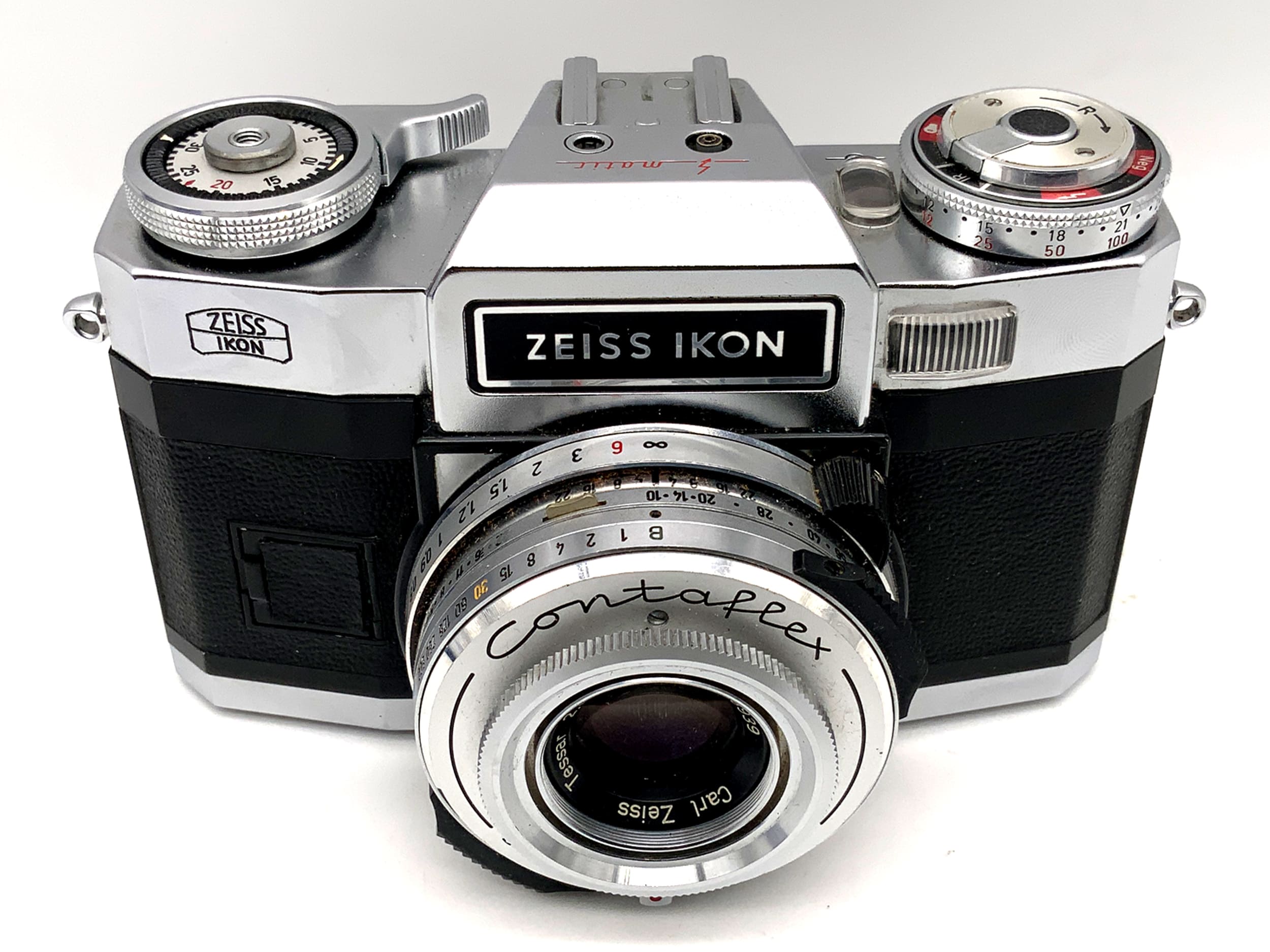 Zeiss Ikon Contaflex 35mm SLR Tessar 2.8/50 Synchro-Compur-X !Beli Defekt! Body