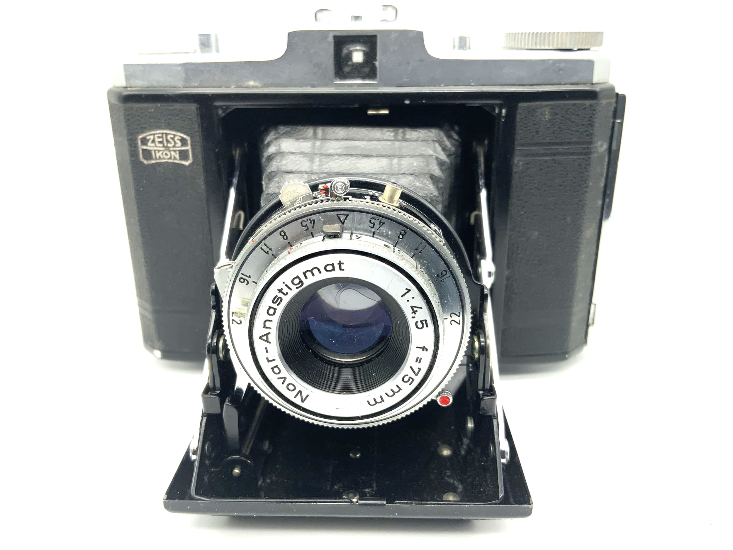 Zeiss Ikon Nettar 517/16 Klappkamera mit Novar-Anastigmat 1:4.5 75mm Pronto