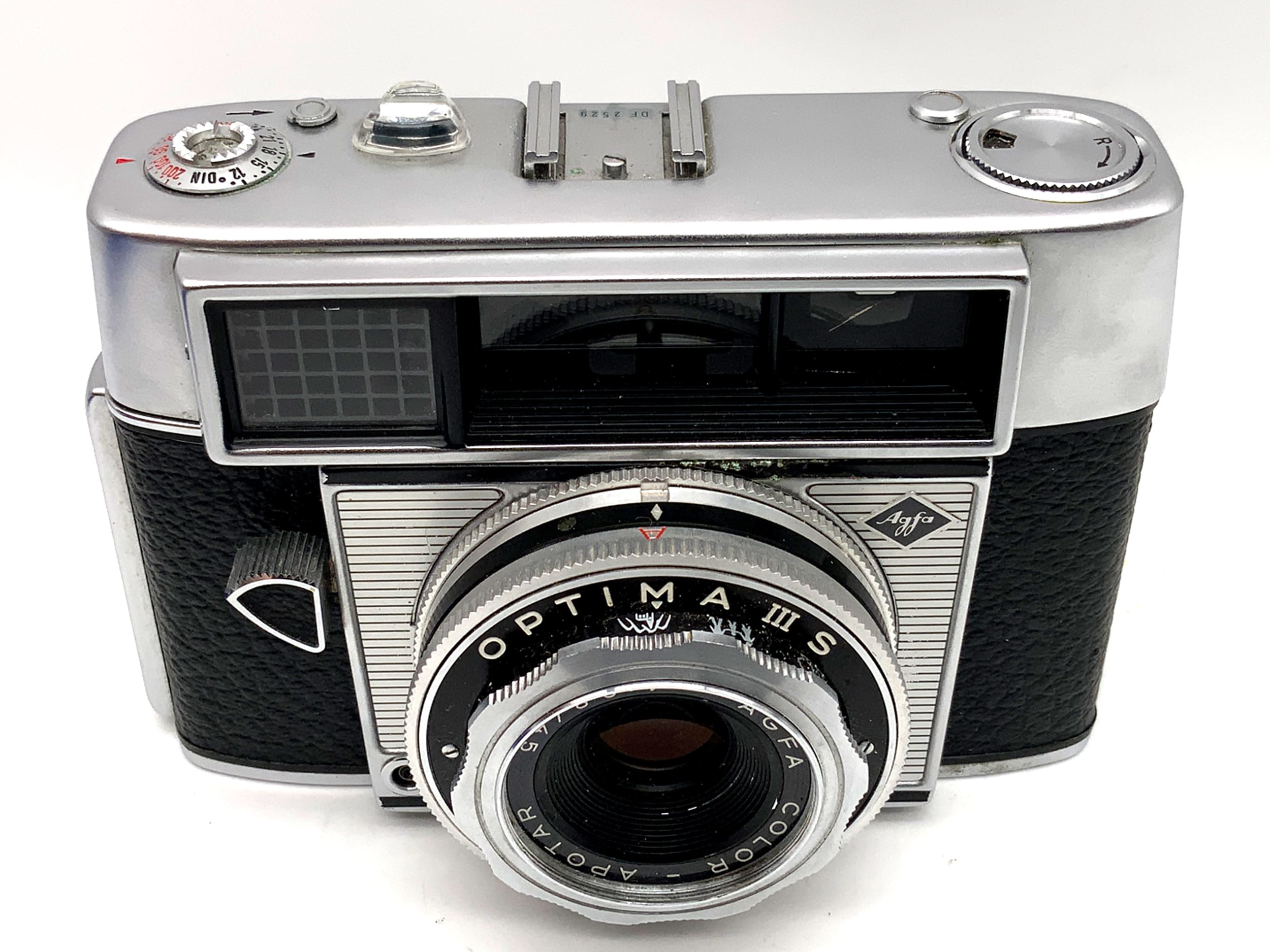 Agfa Optima III S Sucherkamera mit Color-Apotar 1:2.8/45 Compur Analogkamera