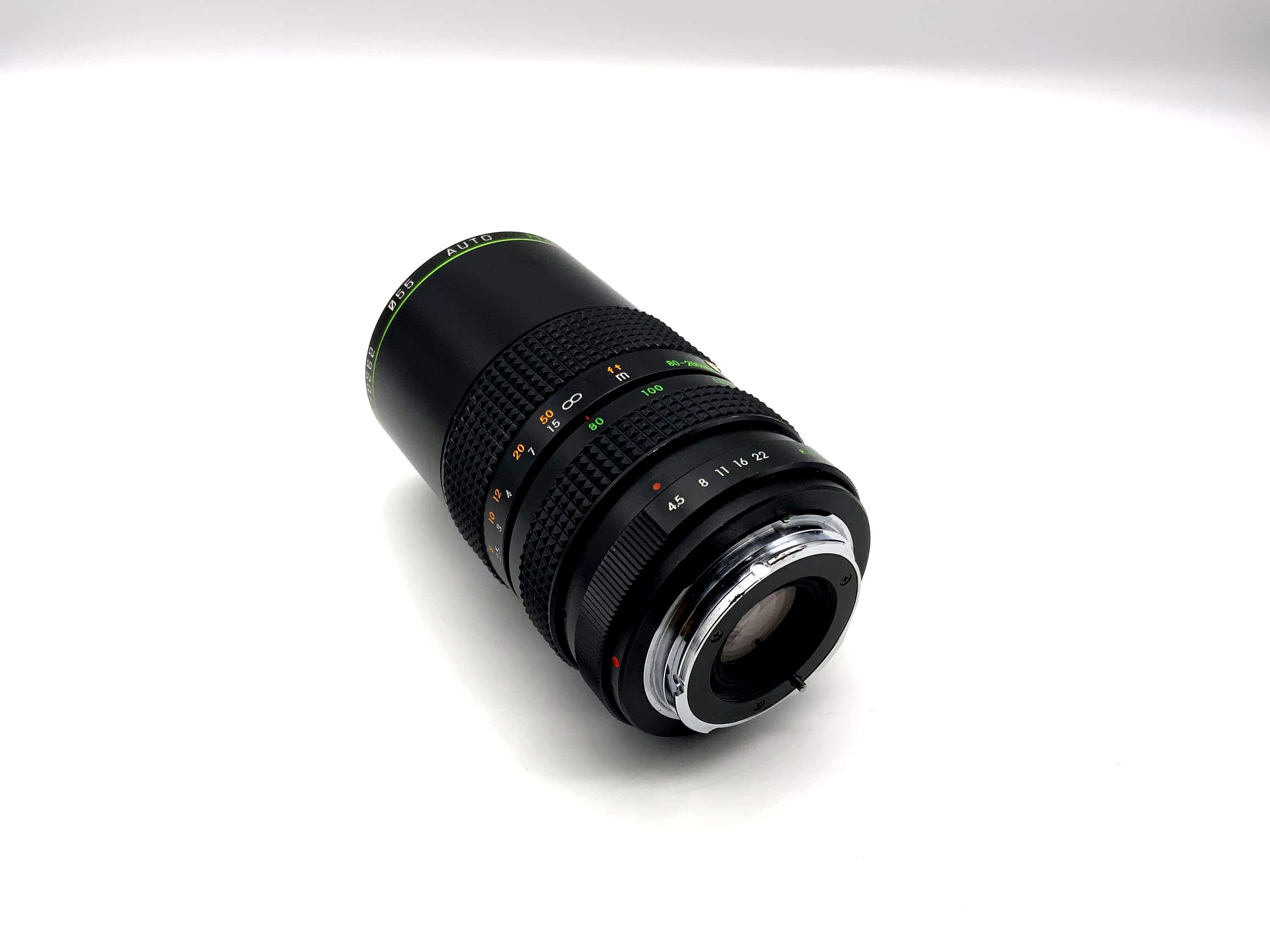 Hanimex 80-200mm 1:4,5 Objektiv MC Zoom Kamera Camera Lens (Rollei QBM)