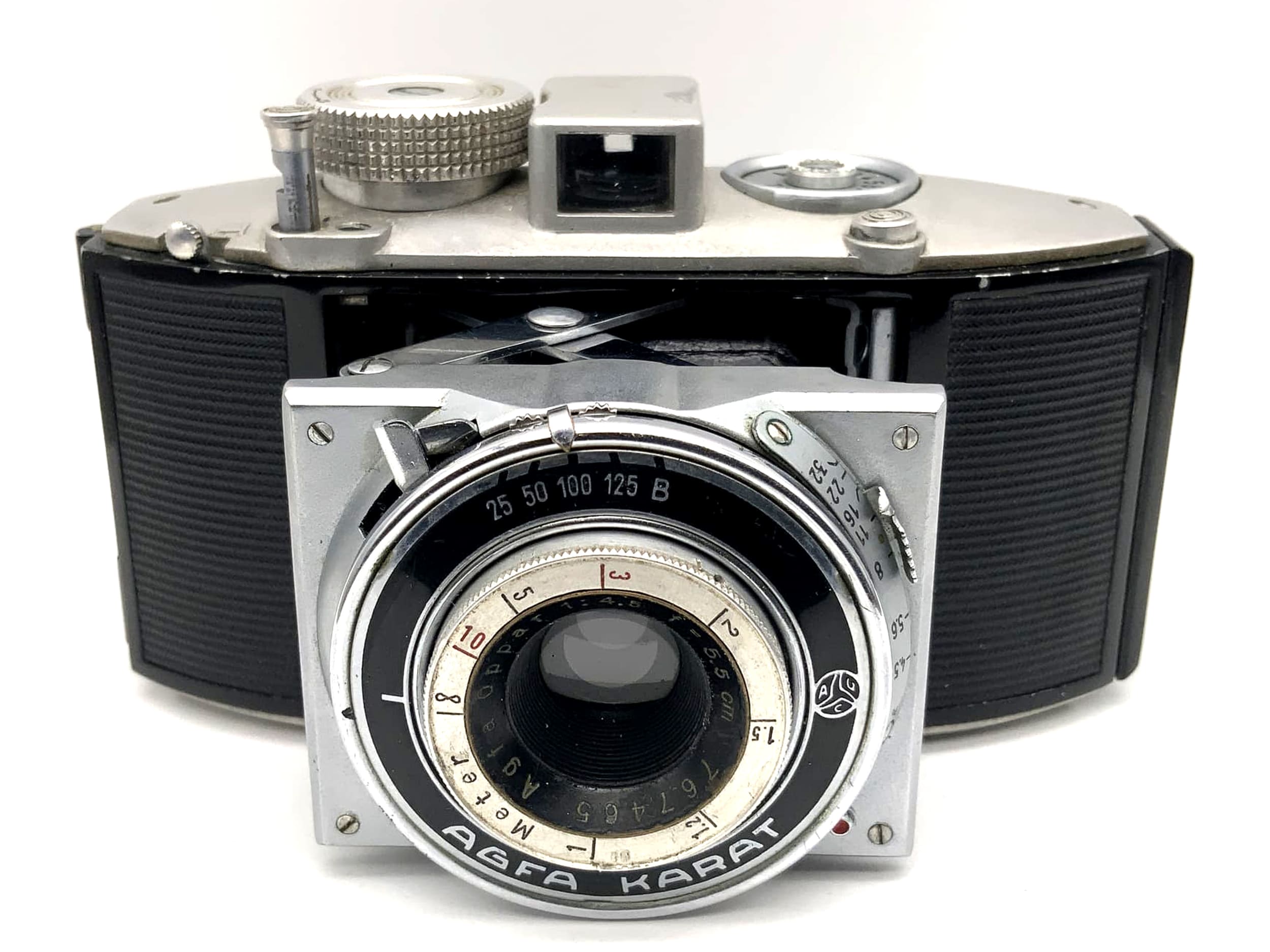 Agfa Karat Klappkamera mit Oppar 1:4.5 5,5cm 55mm