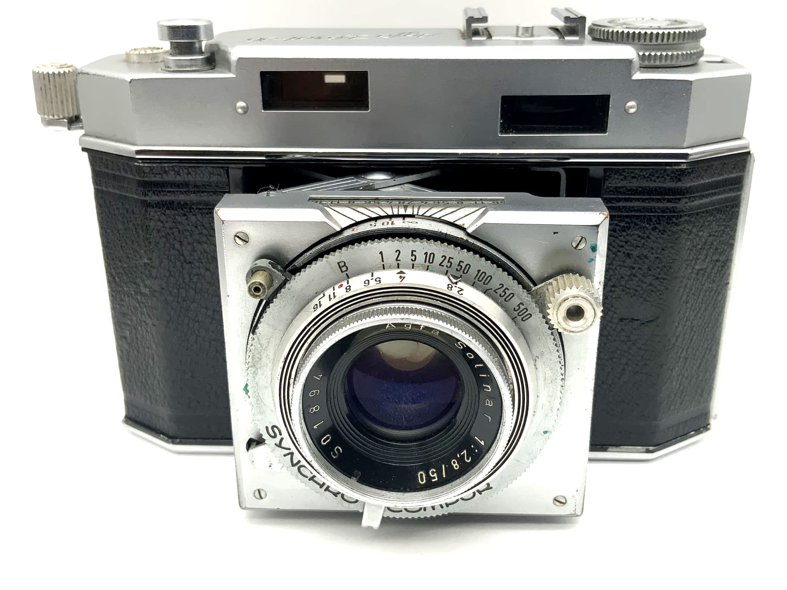 Agfa Karat 36 Klappkamera mit Solinar 1:2.8 50mm Synchro-Compur