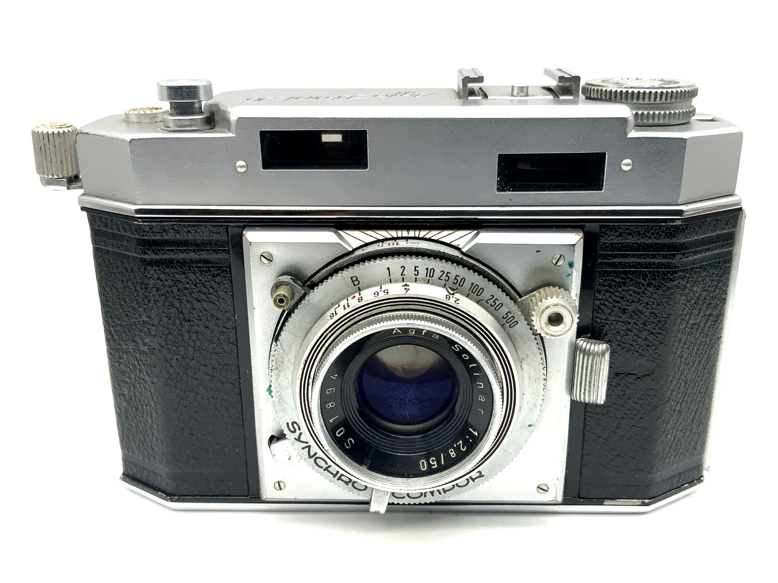 Agfa Karat 36 Klappkamera mit Solinar 1:2.8 50mm Synchro-Compur