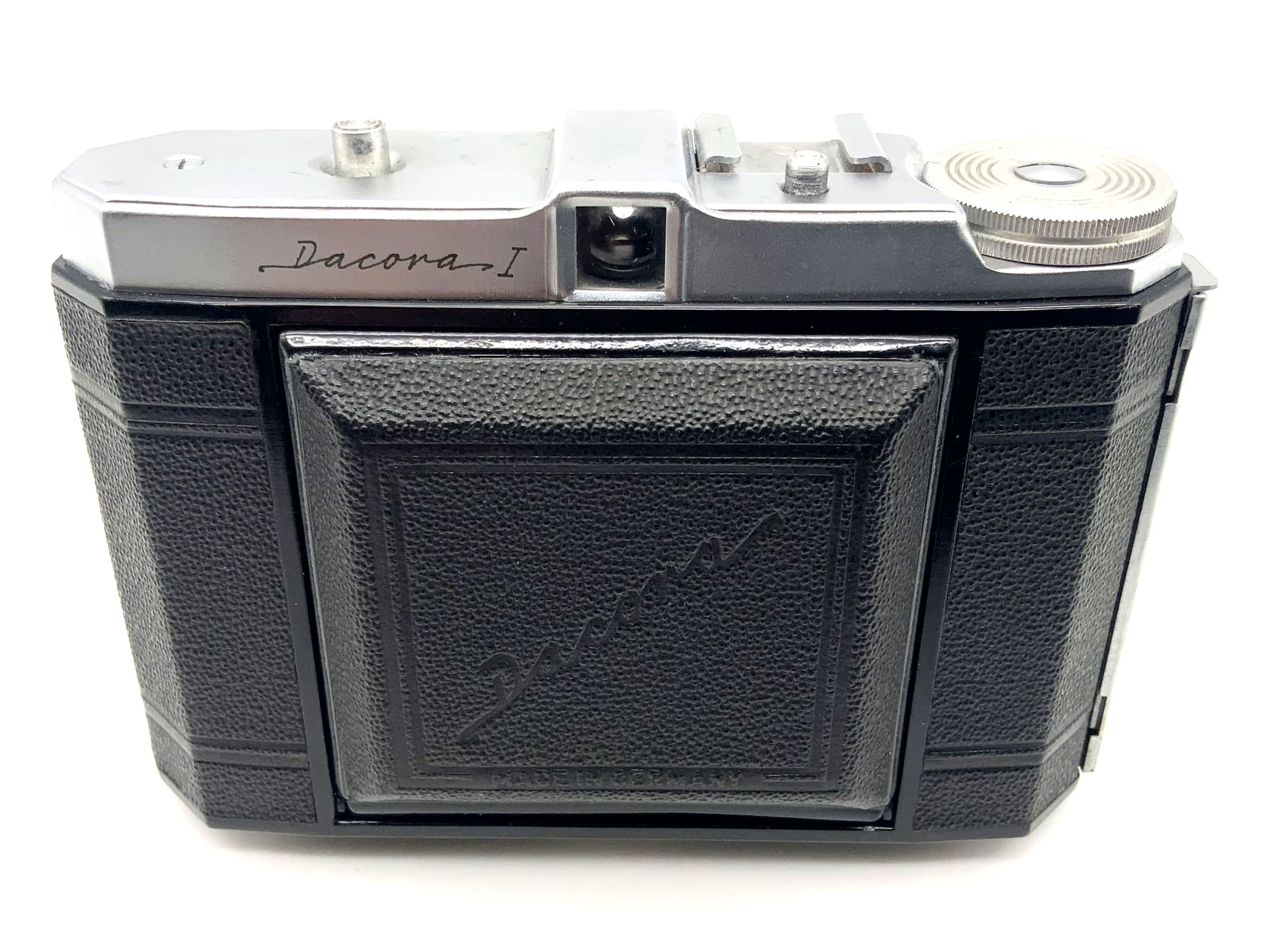 Dacora I Klappkamera mit Ennar 1:4.5 7.5cm red C 1 Vario