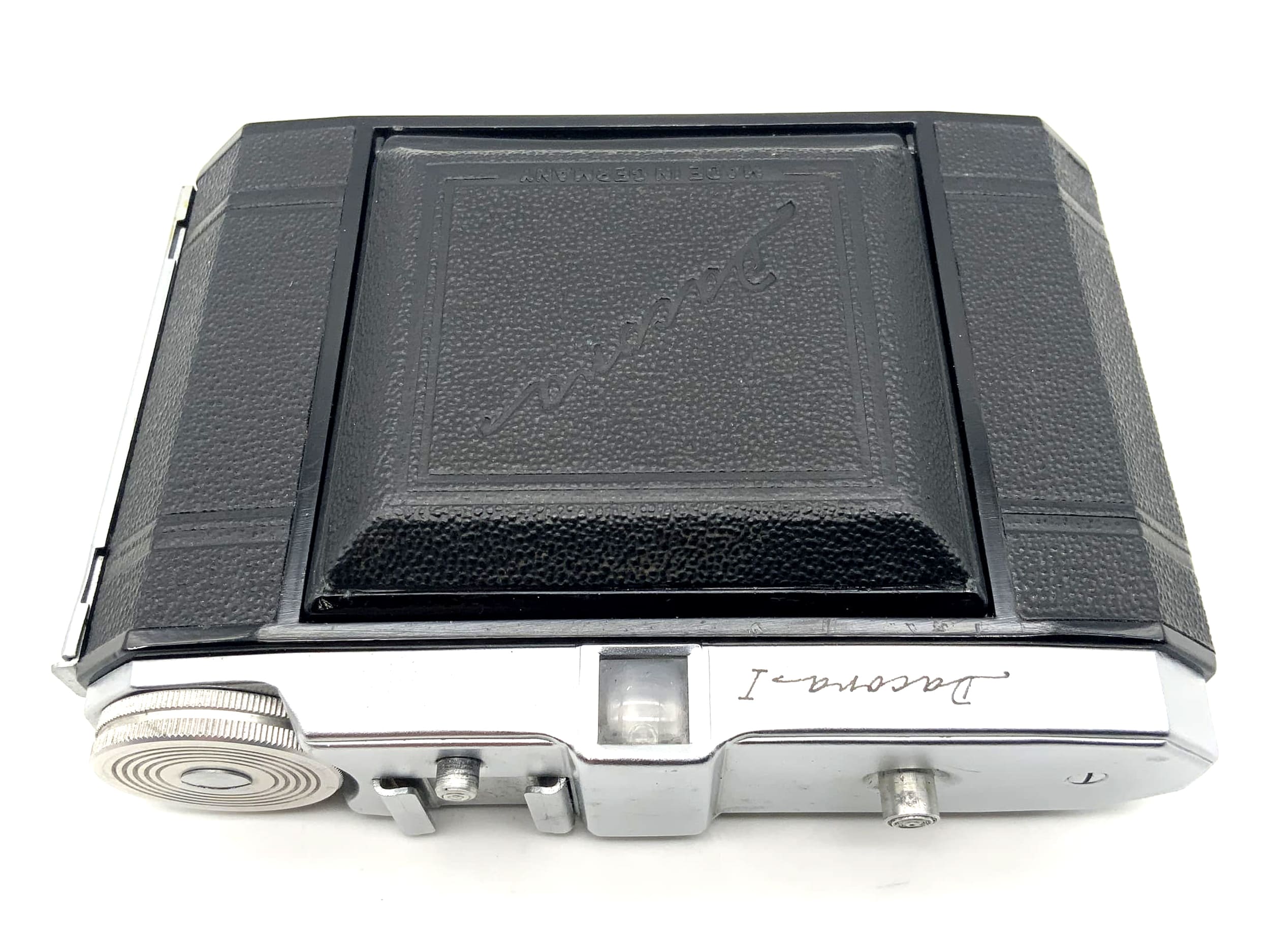 Dacora I Klappkamera mit Ennar 1:4.5 7.5cm red C 1 Vario