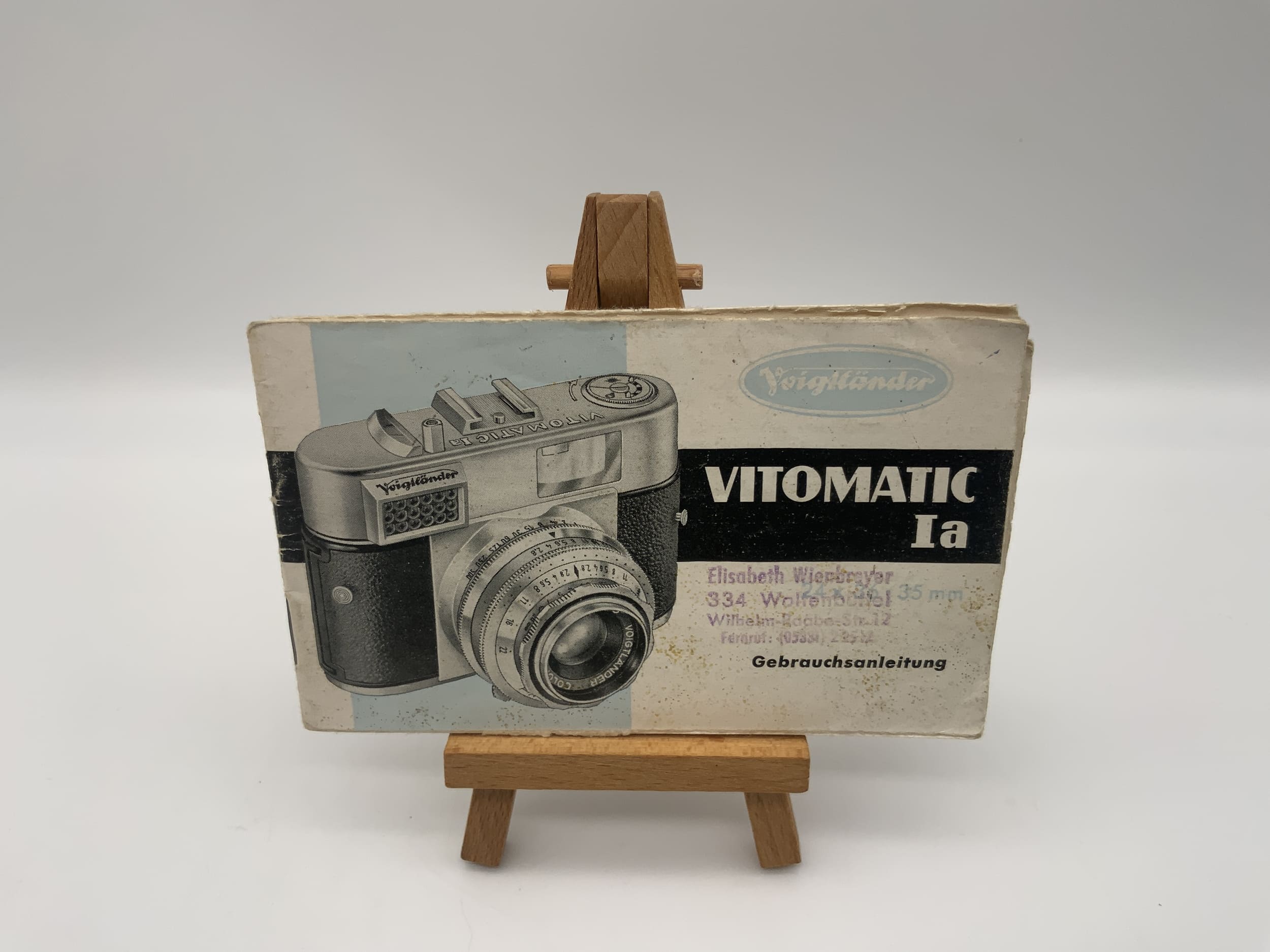 Voigtländer Vitomatic Ia Bedienungsanleitung Deutsch