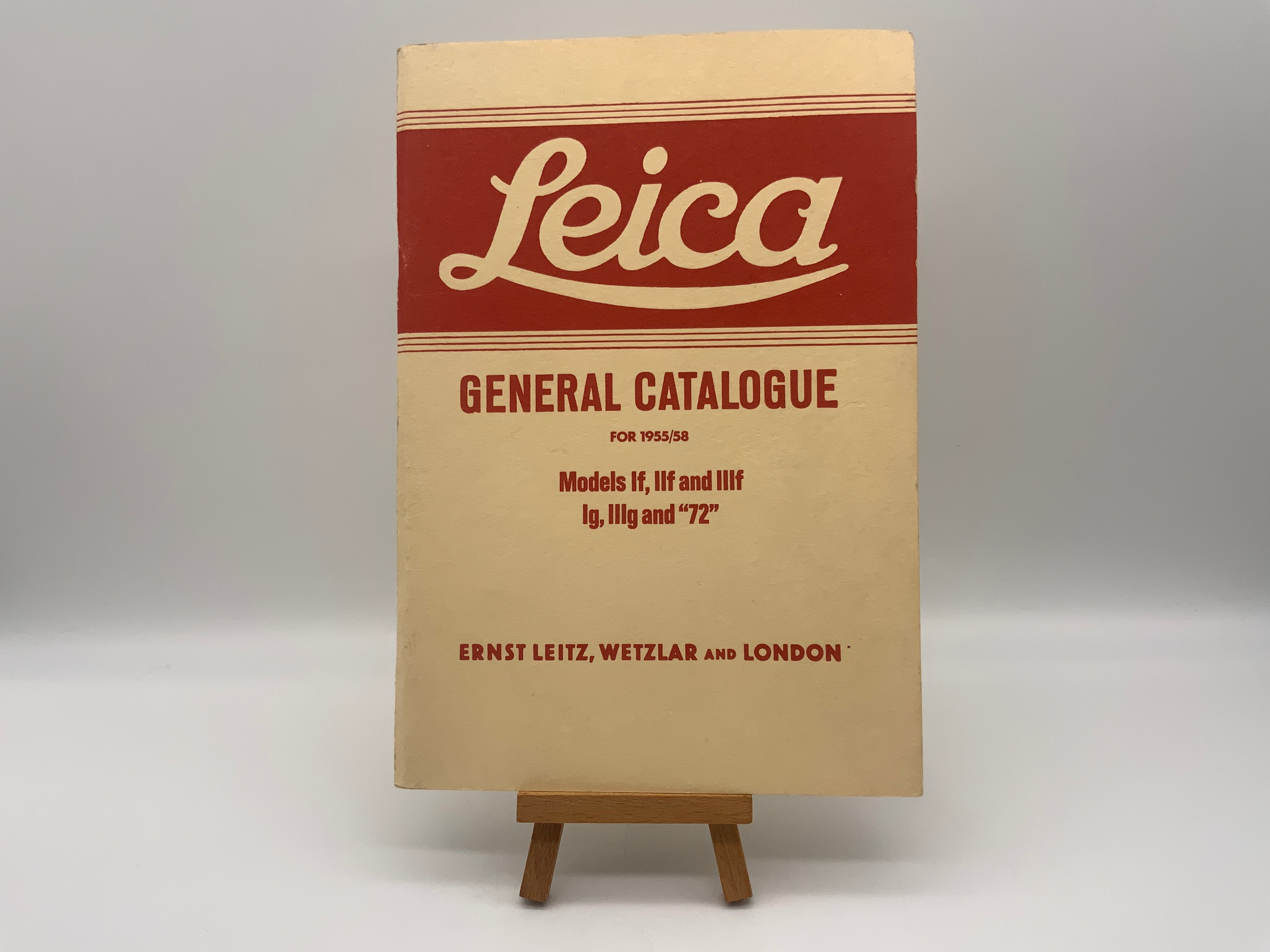 Leica General Catalogue 1955/58 Katalog Deutsch