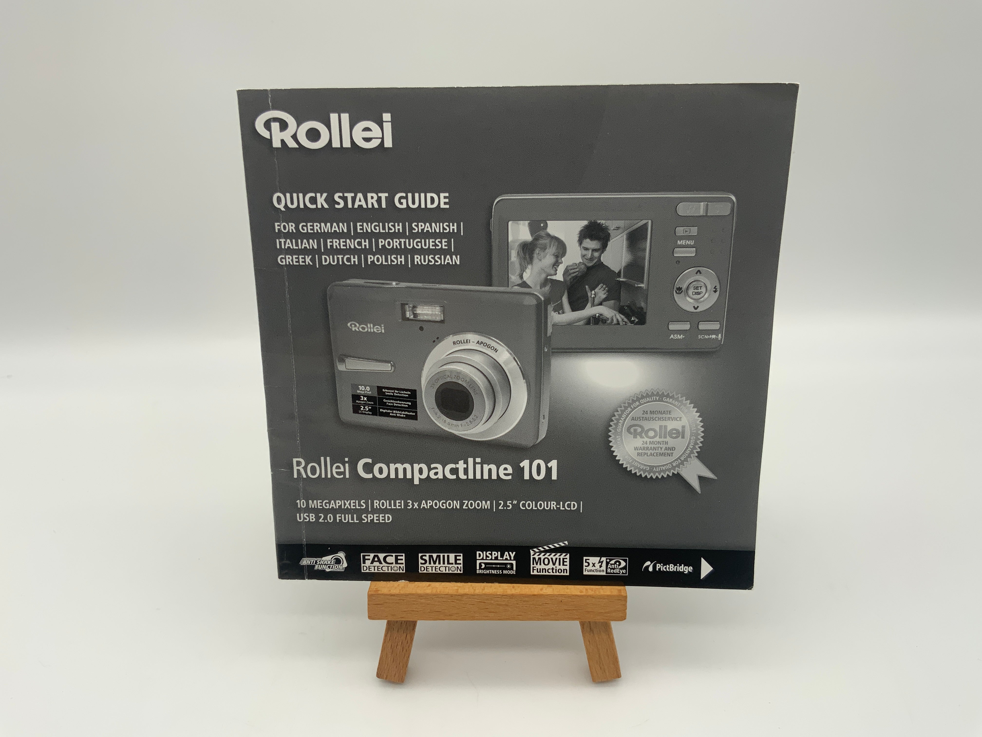 Rollei Compactline 101 Bedienungsanleitung Deutsch