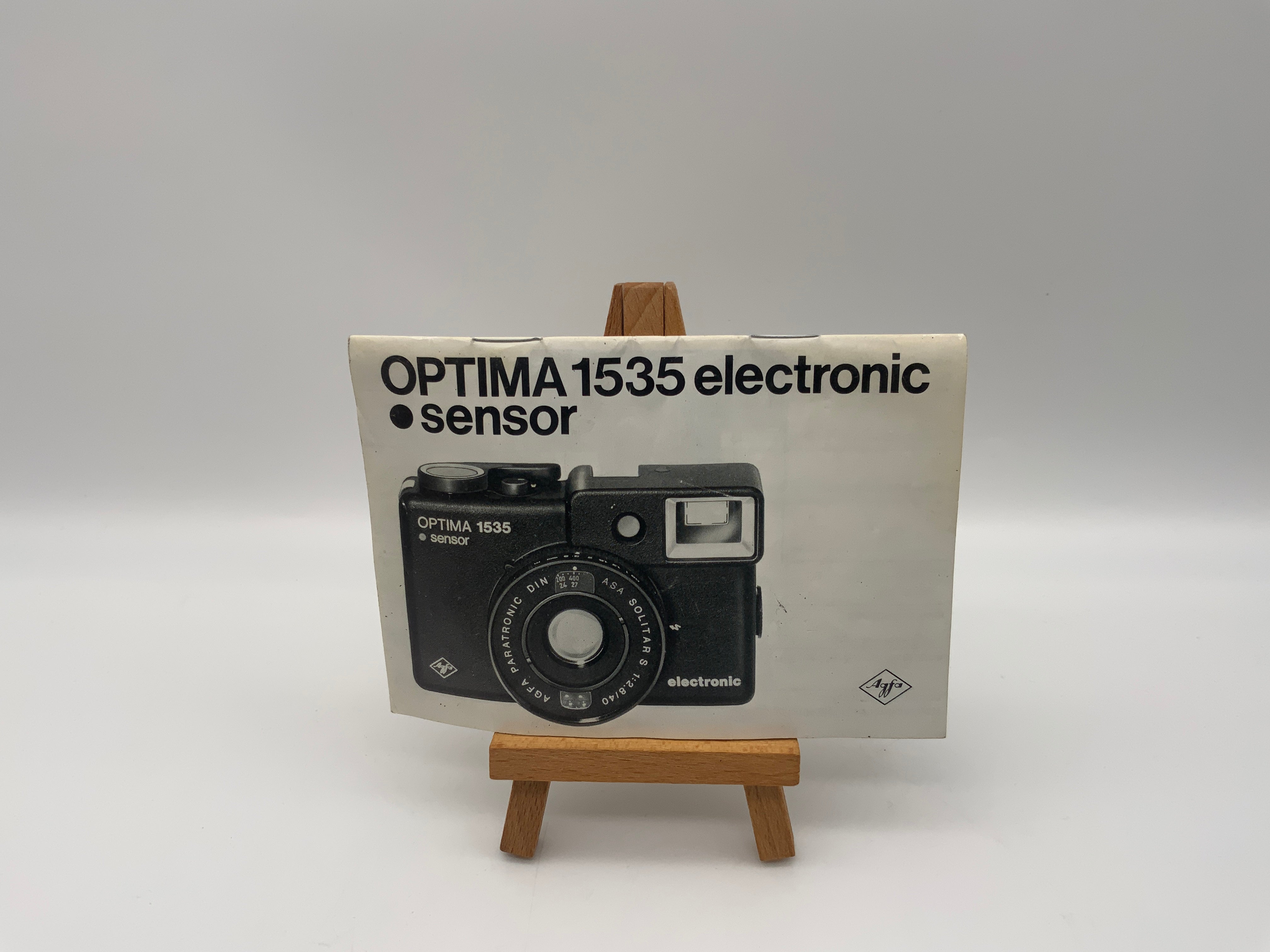 Agfa Optima 1535 electronic sensor Bedienungsanleitung Deutsch