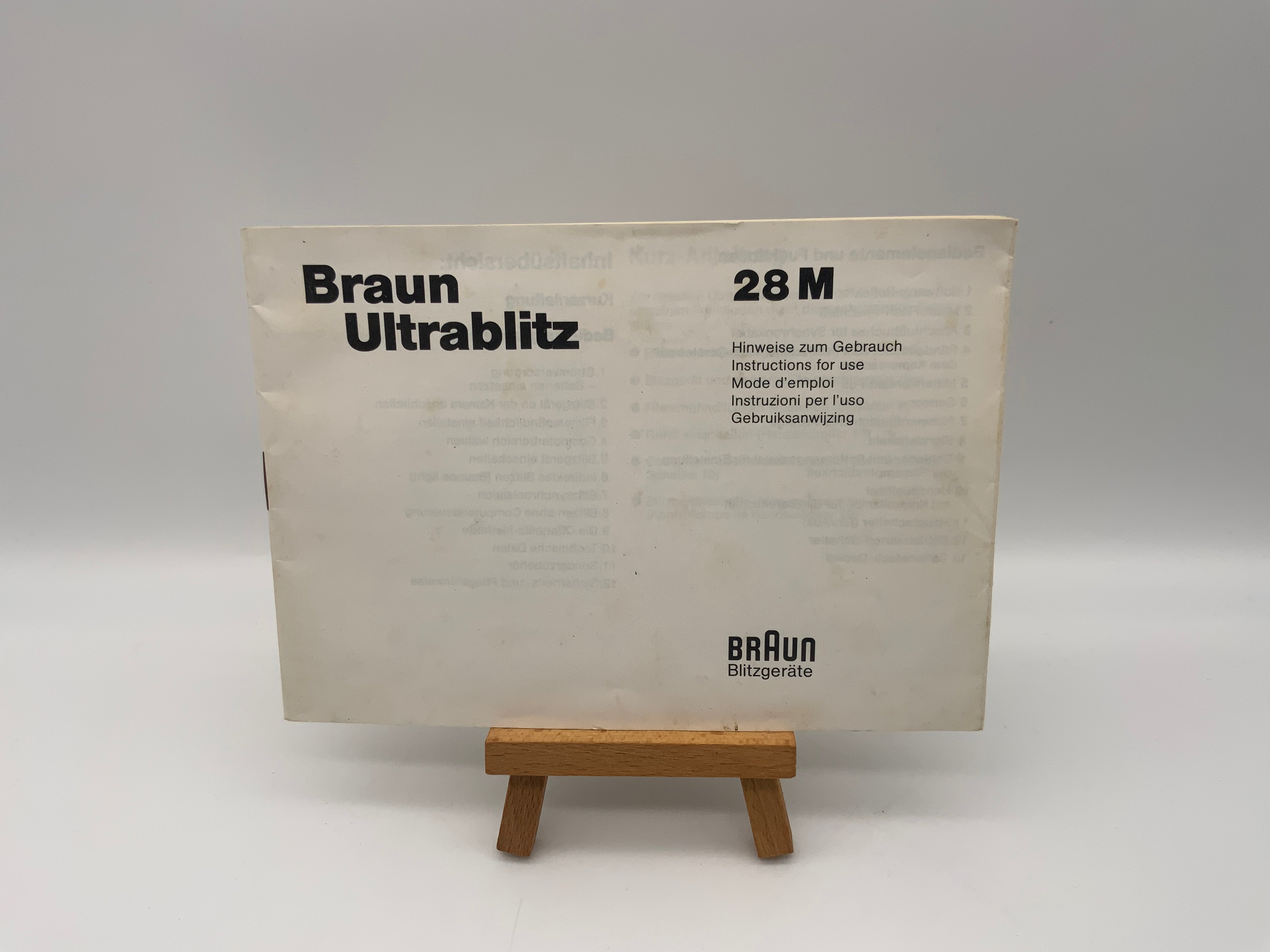 Braun Ultrablitz 28M Bedienungsanleitung Deutsch