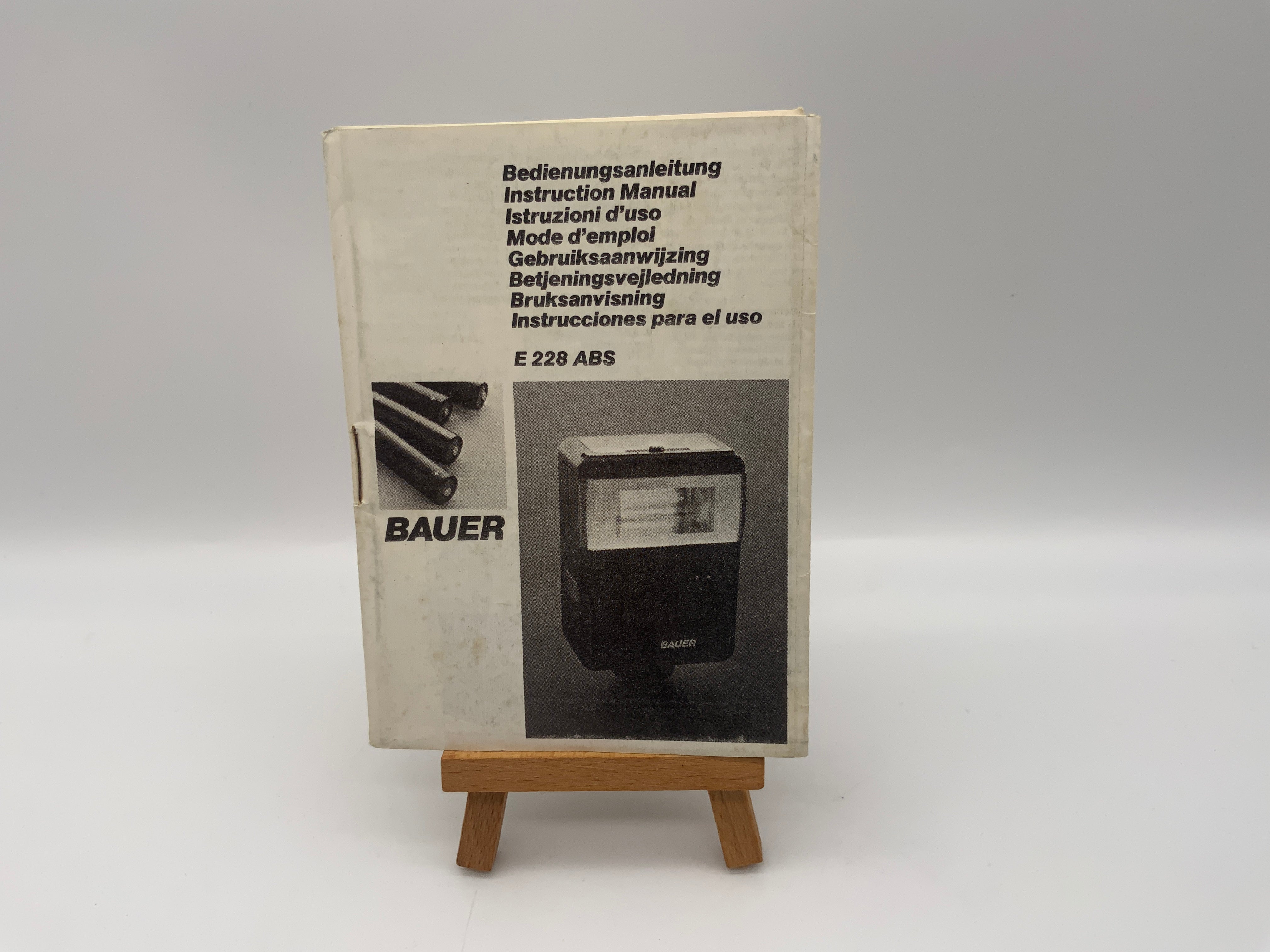 Bauer E 228 ABS Bedienungsanleitung Deutsch