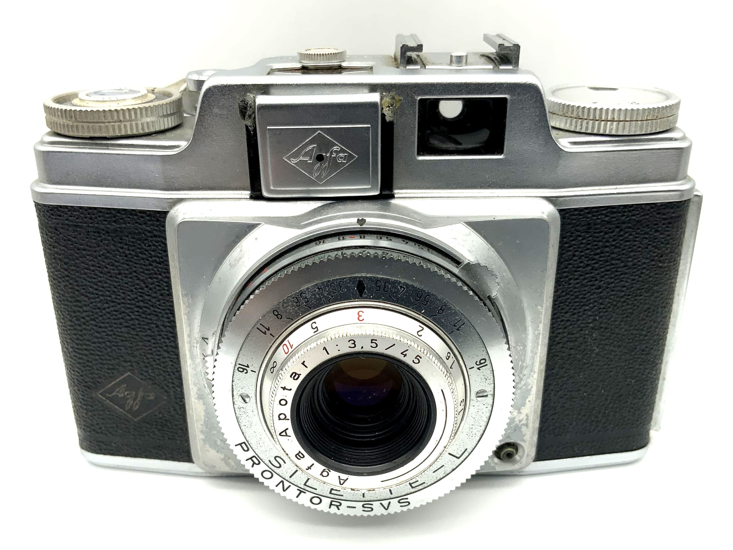 Agfa Silette-L Sucherkamera mit Apotar 1:3.5/45 Prontor-SVS