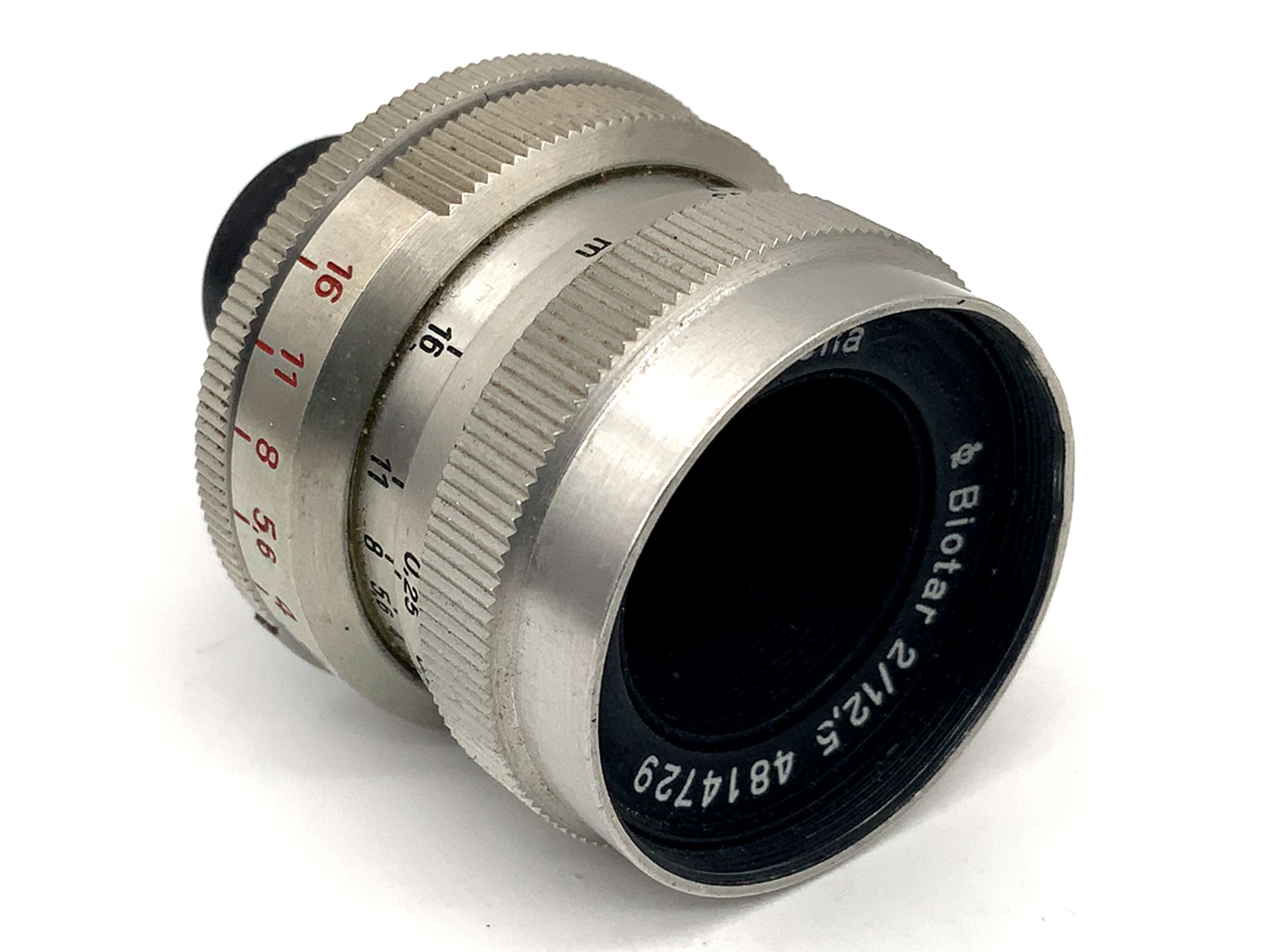 Carl Zeiss Jena 12,5mm 1:2 Objektiv Biotar Festbrennweite (Pentaka 8)