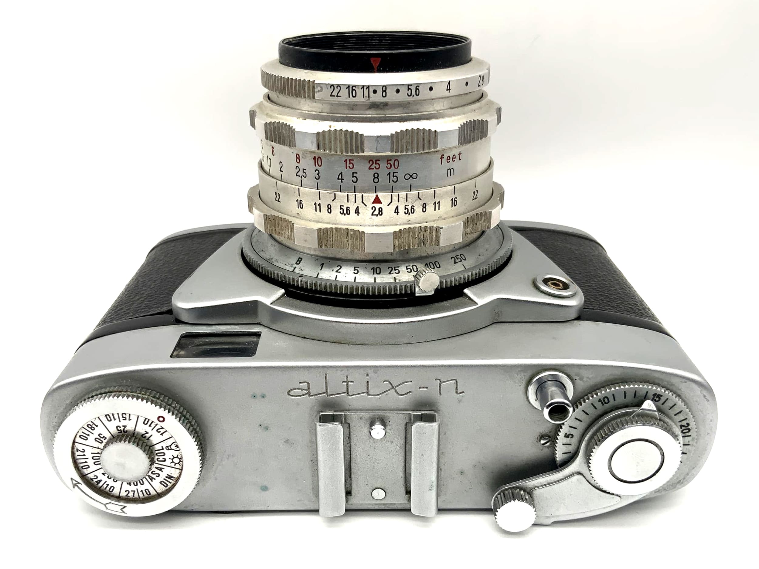 Altix Altissa N Sucherkamera mit Carl Zeiss Tessar 2,8/50 Tempor