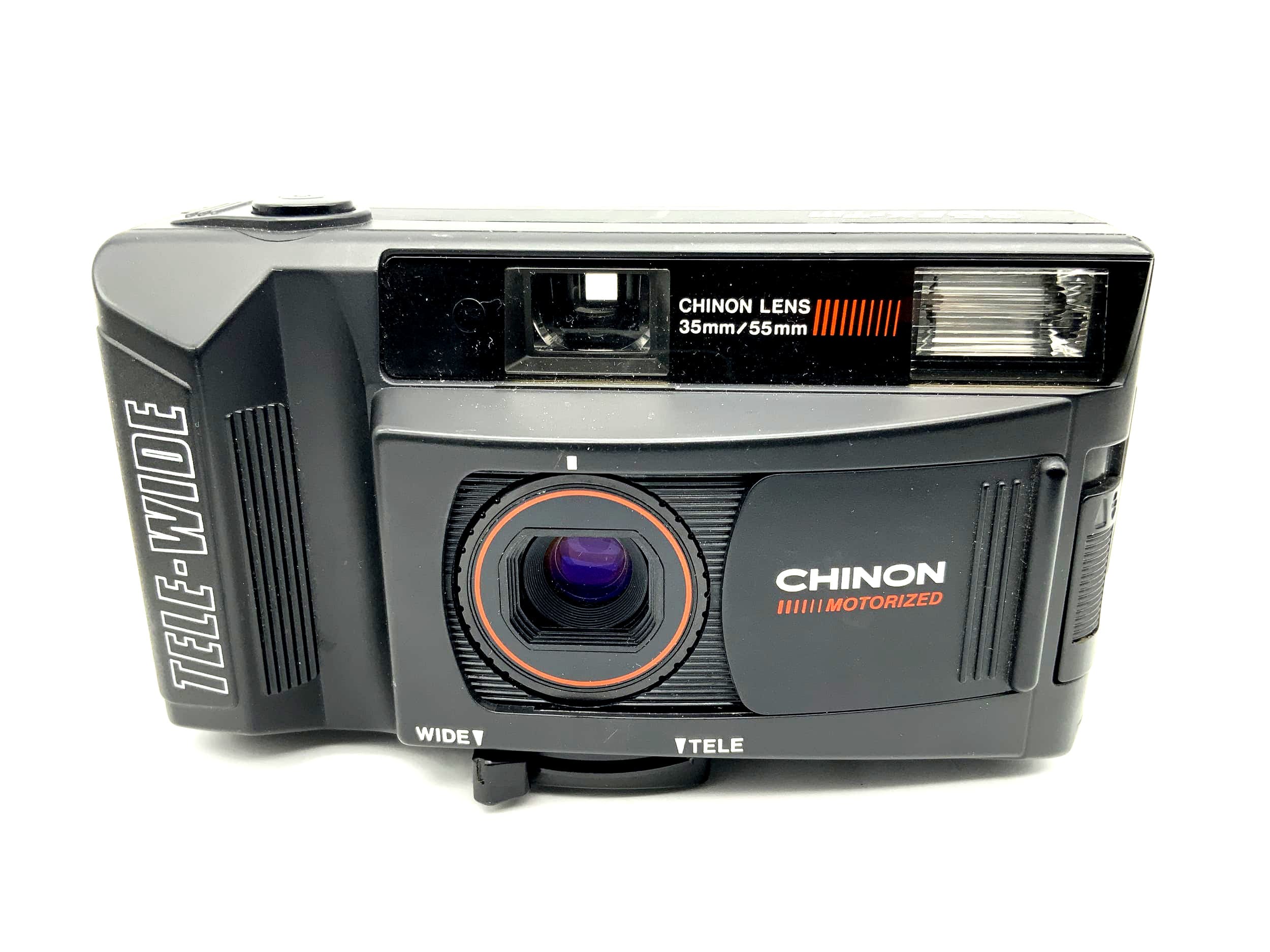 Chinon Tele-Wide Point&Shoot mit 35/55mm Kompaktkamera Analogkamera 35mm