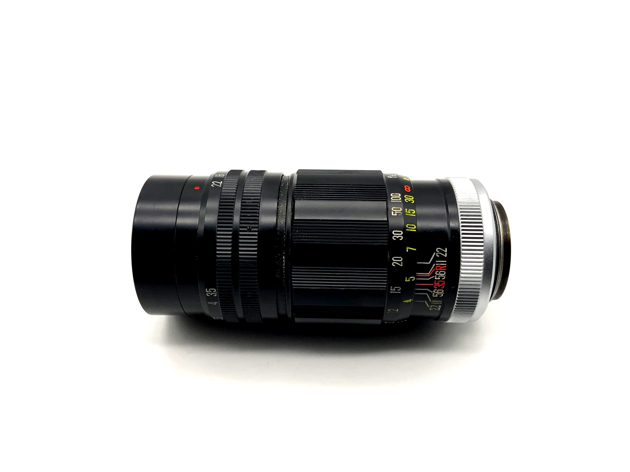 Komura 135mm 1:3.5 Objektiv Sankyo Kohki 15 Blades Kamera (M39 Leica Gewinde LTM)