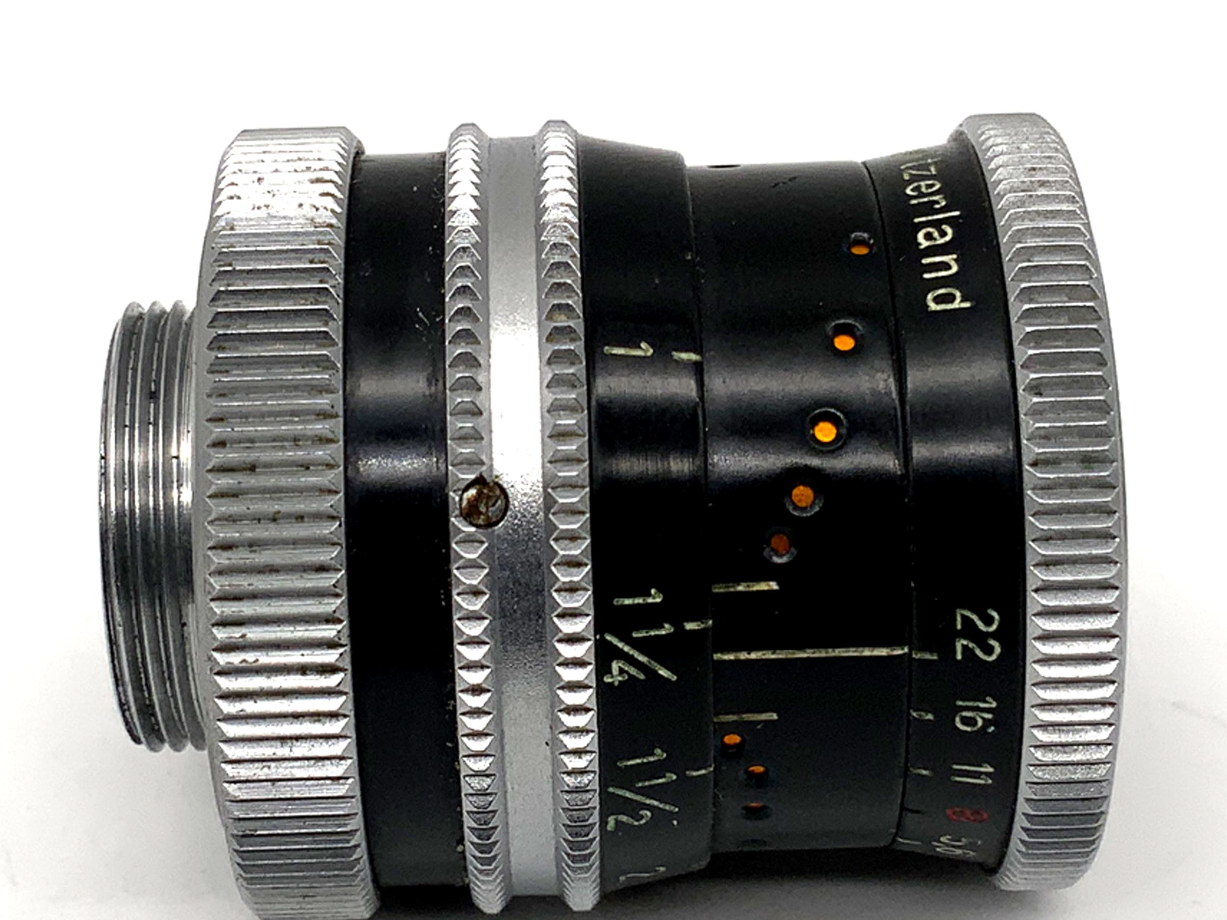 Kern Paillard 13mm 1:1.8 Objektiv Yvar Bolex Videoobjektiv (D-Mount)