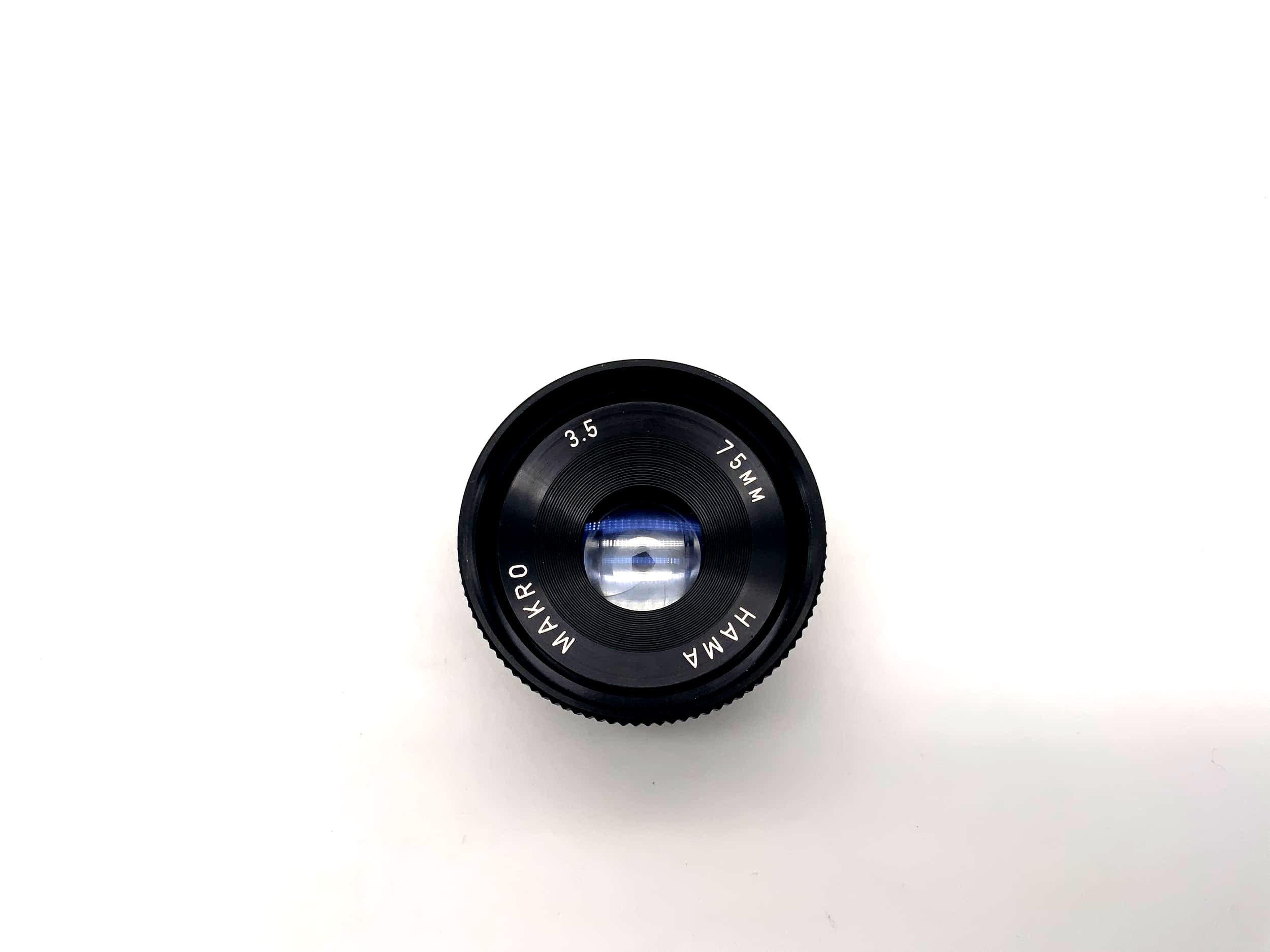 Hama 75mm 1:3.5 Objektiv Makro für Balgengeräte 4384 (T2-Anschluss)