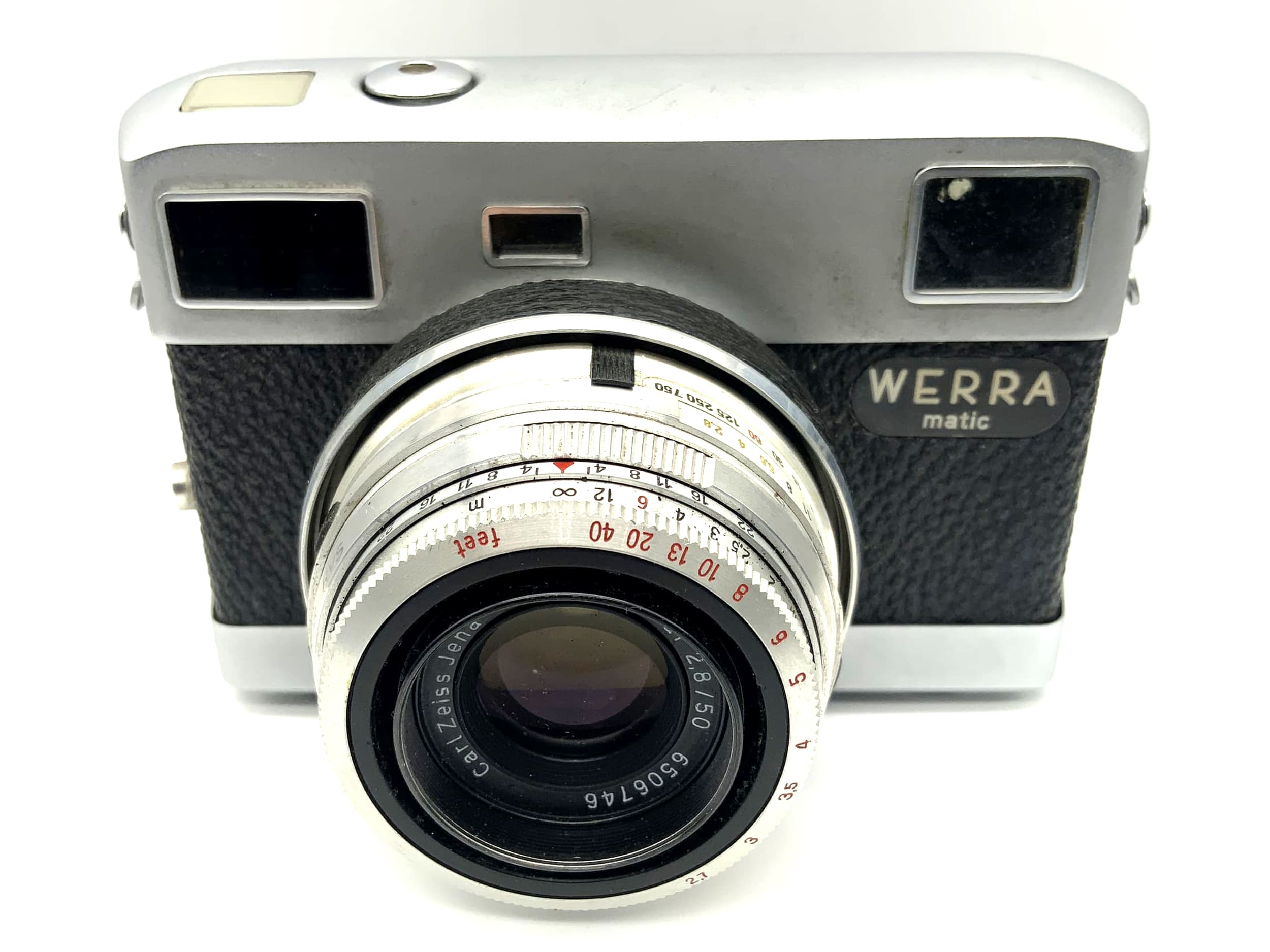 Pentacon Werra matic Sucherkamera mit Carl Zeiss Tessar 2,8/50 Prestor RVS