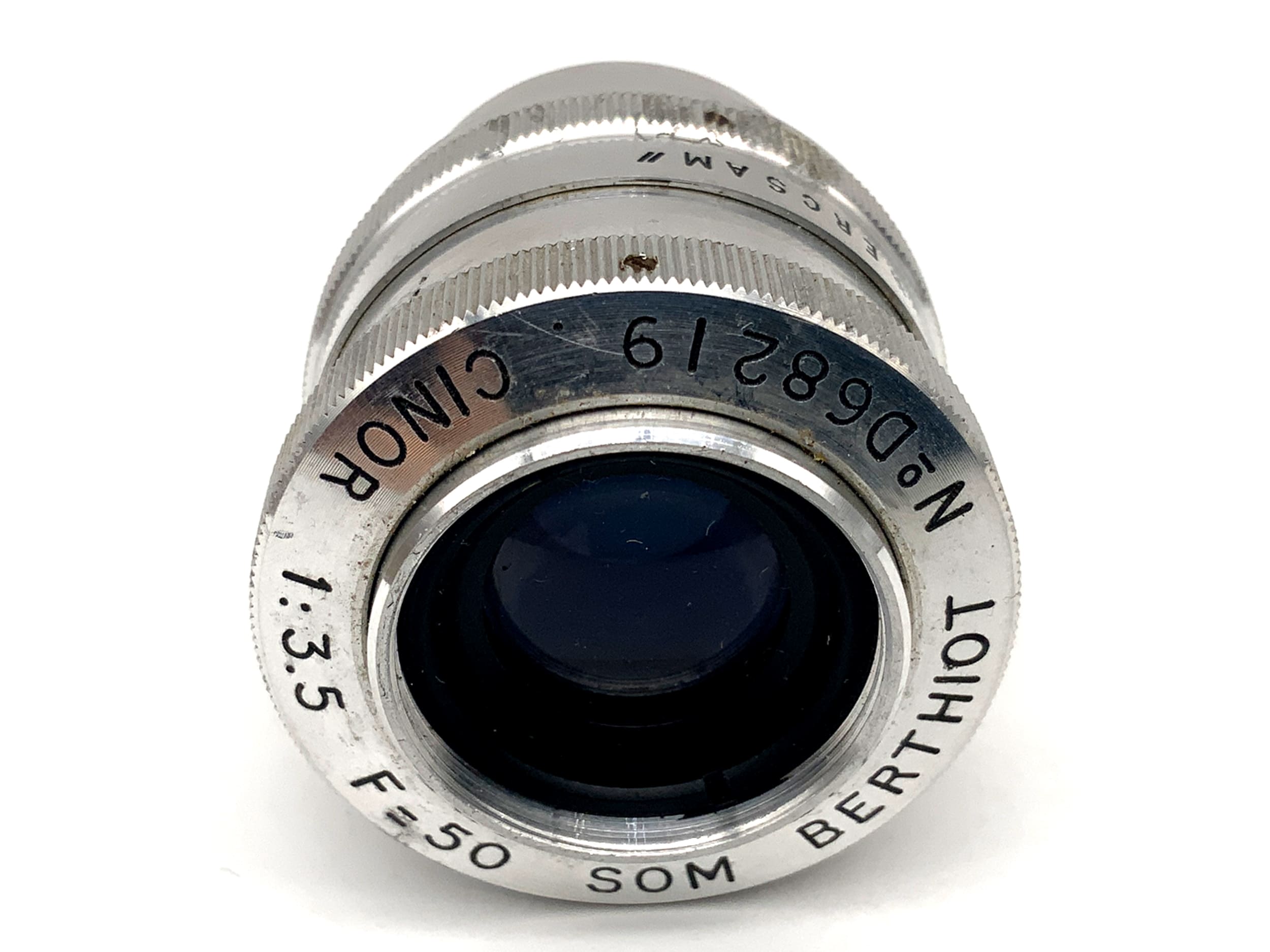 Som Berthiot 50mm 1:3.5 Objektiv Cinor Videoobjektiv (Camex)