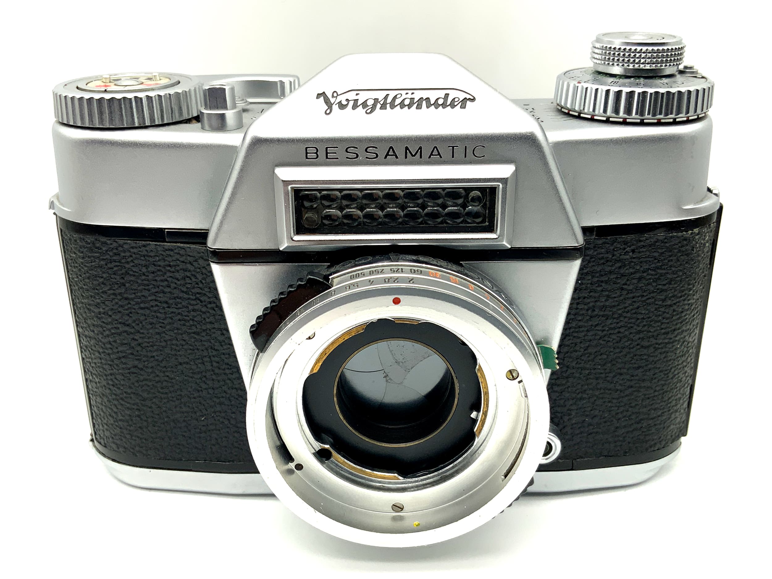 Voigtländer Bessamatic 35mm Spiegelreflexkamera SLR analog Synchro Compur Body