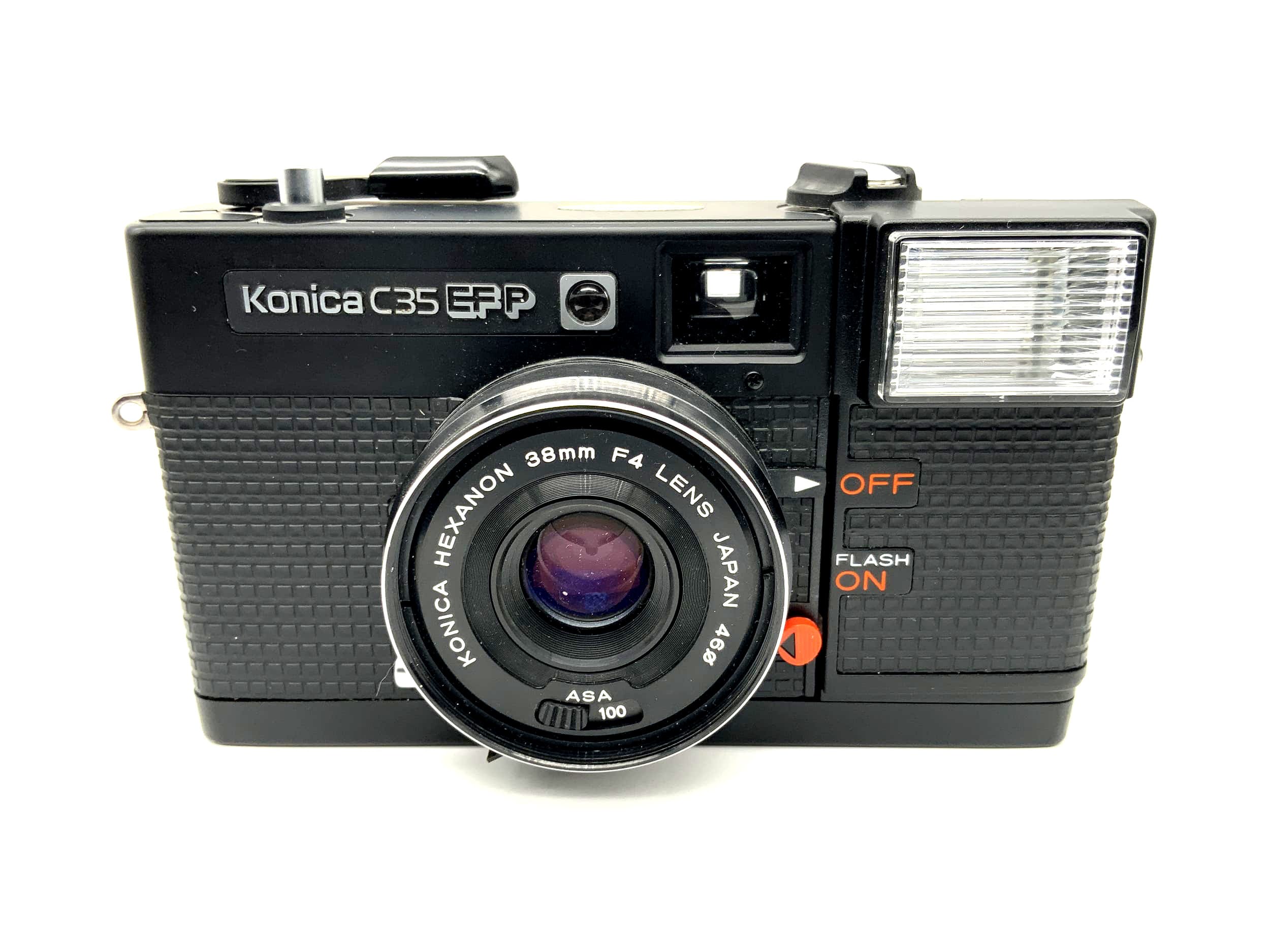 Konica C35 EFP Point&Shoot mit Hexanon F4/38mm Kompaktkamera Analogkamera 35mm