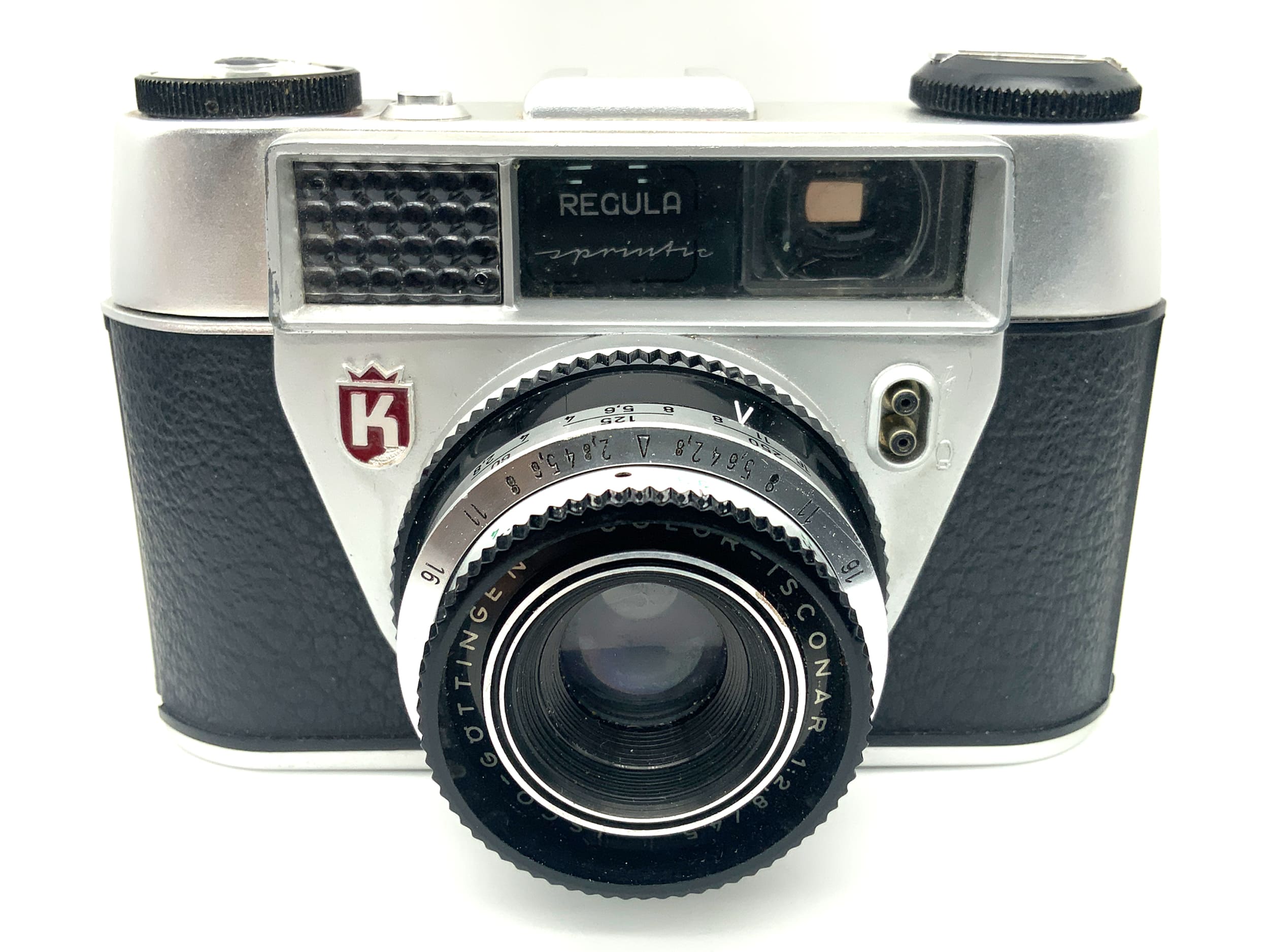 King KG Regula Sprintic Sucherkamera mit Color Isconar 1:2.8/45 Rectamat