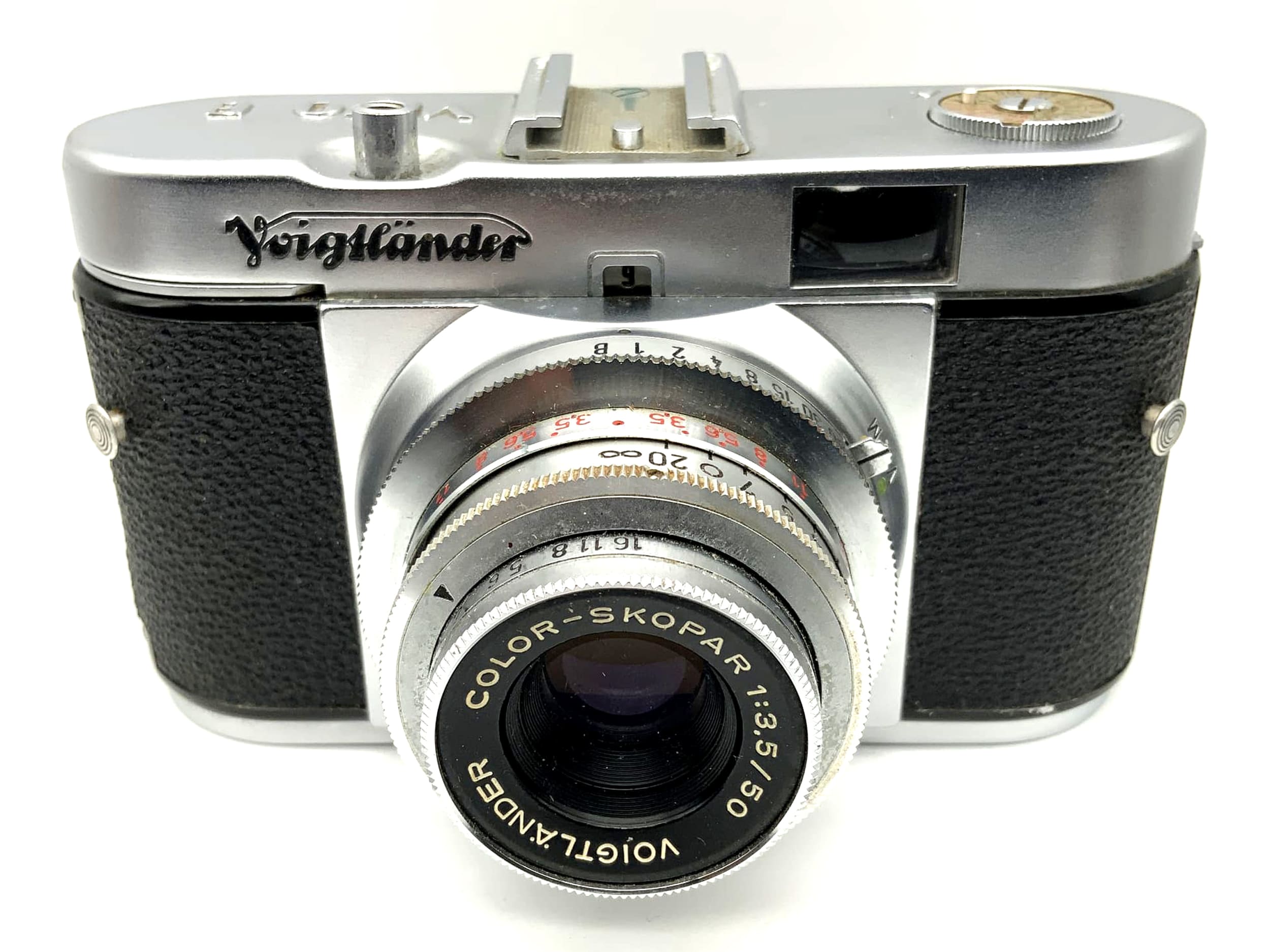 Voigtländer Vito B mit Color-Skopar 1:3.5/50 kleiner Sucher Kamera Prontor-SVS