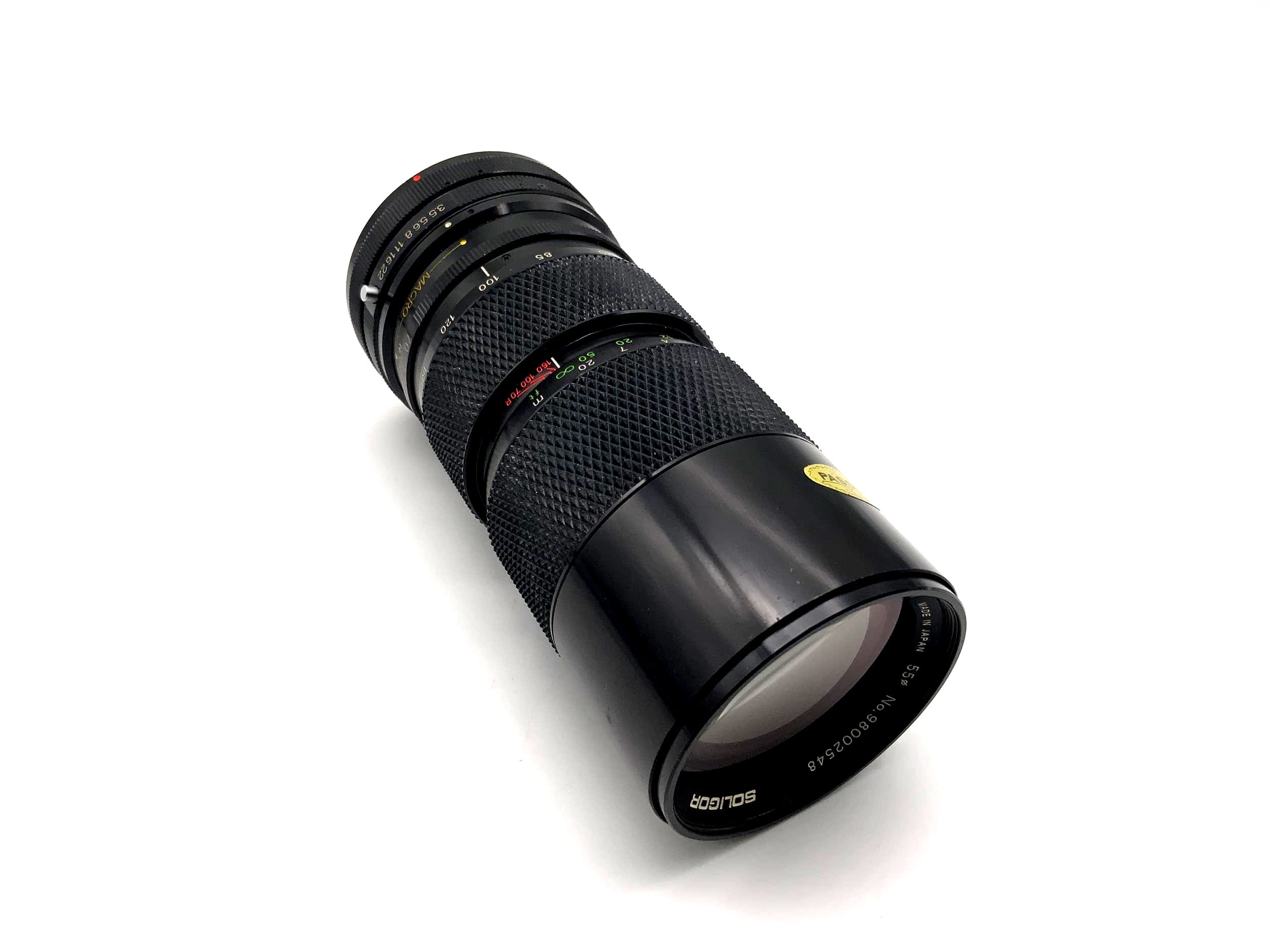 Soligor 70-160mm 1:3.5 Objektiv C/D Zoom+Macr Kamera Camera Lens (Canon FD)