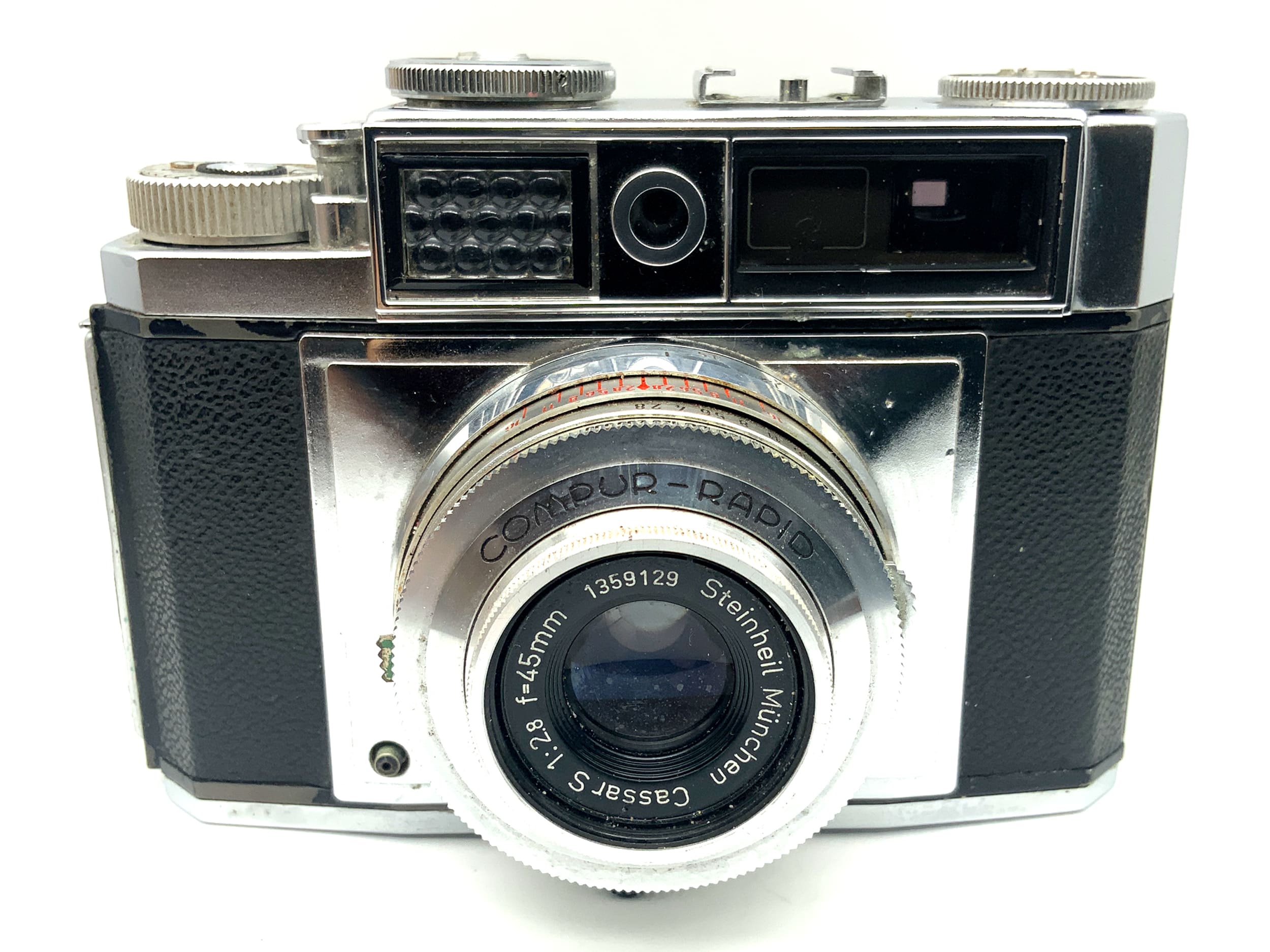 Braun Colorette IBL Sucherkamera mit Steinheil Cassar S 1:2.8/45 Compur-Rapid