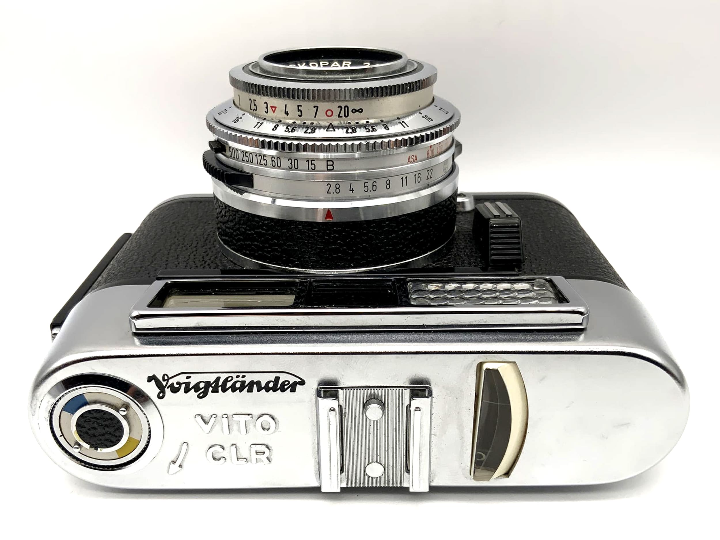 Voigtländer Vito CLR Sucherkamera mit Color Skopar 2.8/50 Prontor 500 LK