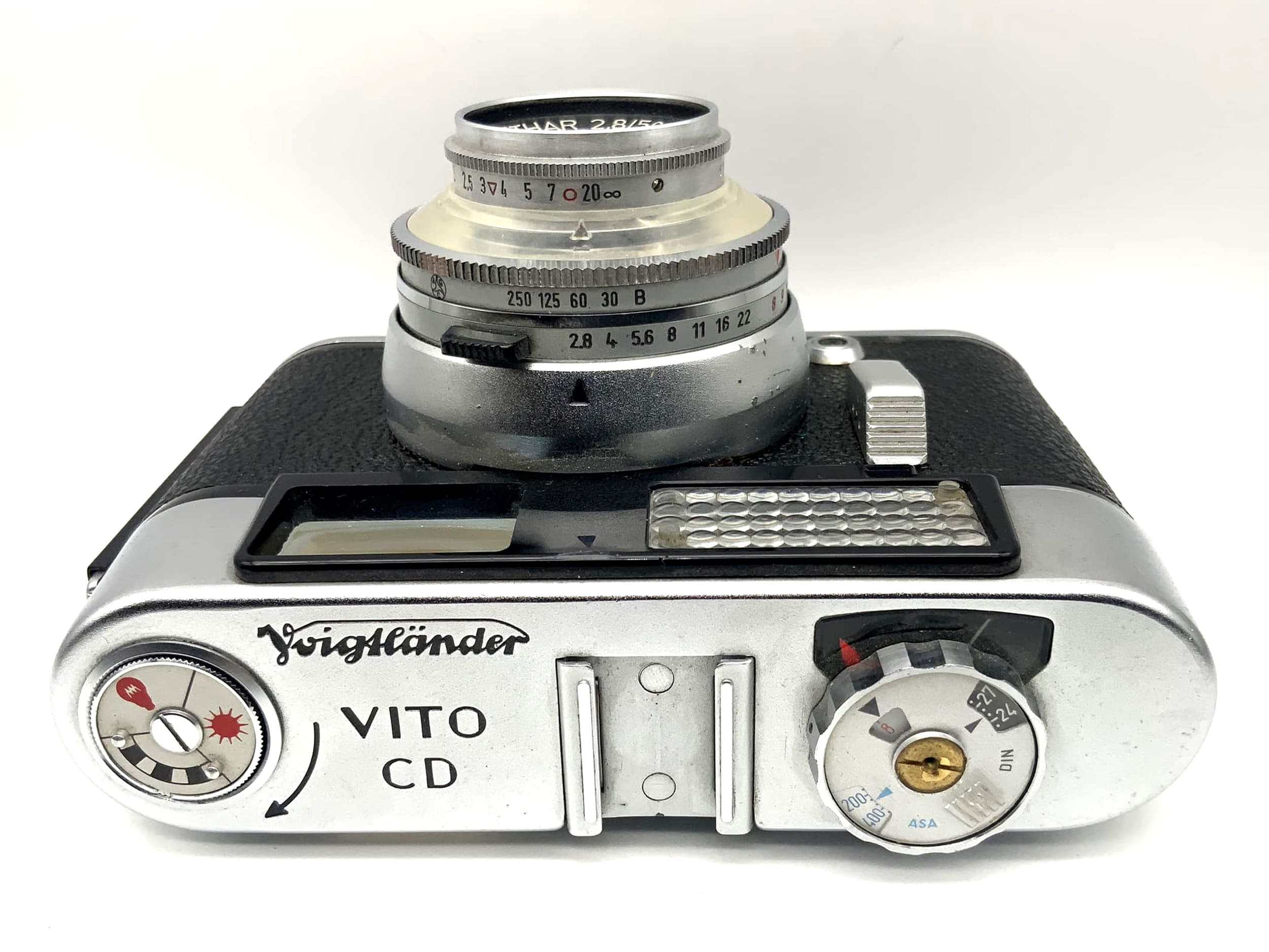 Voigtländer Vito CD Sucherkamera mit Lanthar 2.8/50 Pronto