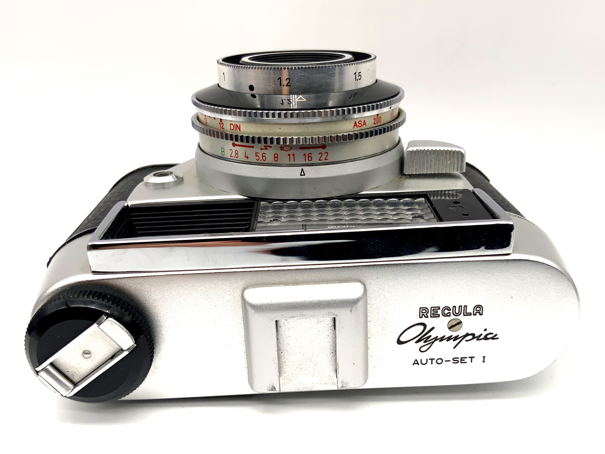 King KG Regula Olympia Auto-Set I C.A. Steinheil Cassar 1:2.8/45mm Prontor-Lux