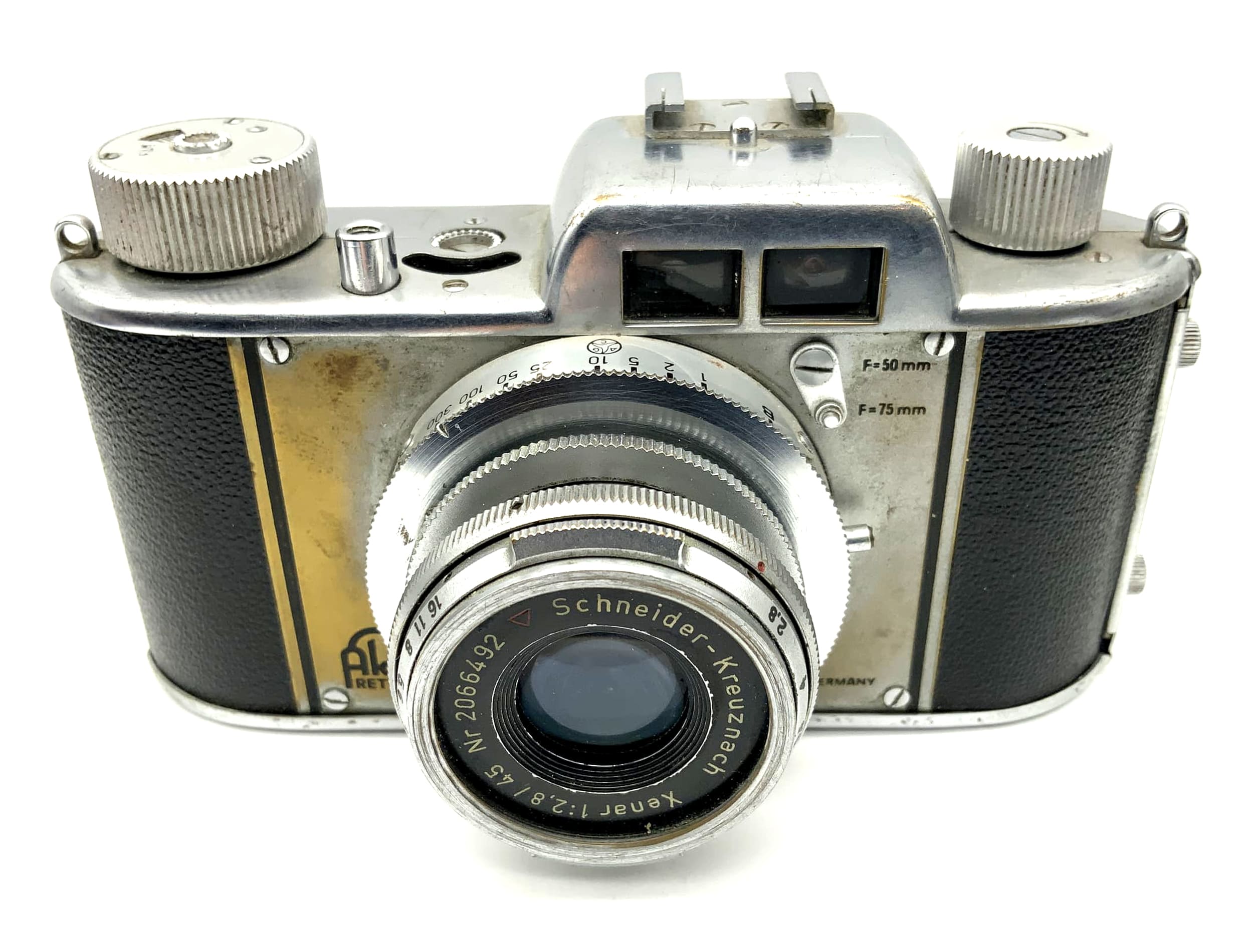 Aka Akarette Sucherkamera mit Schneider Kreuznach Xenar 2.8/45mm