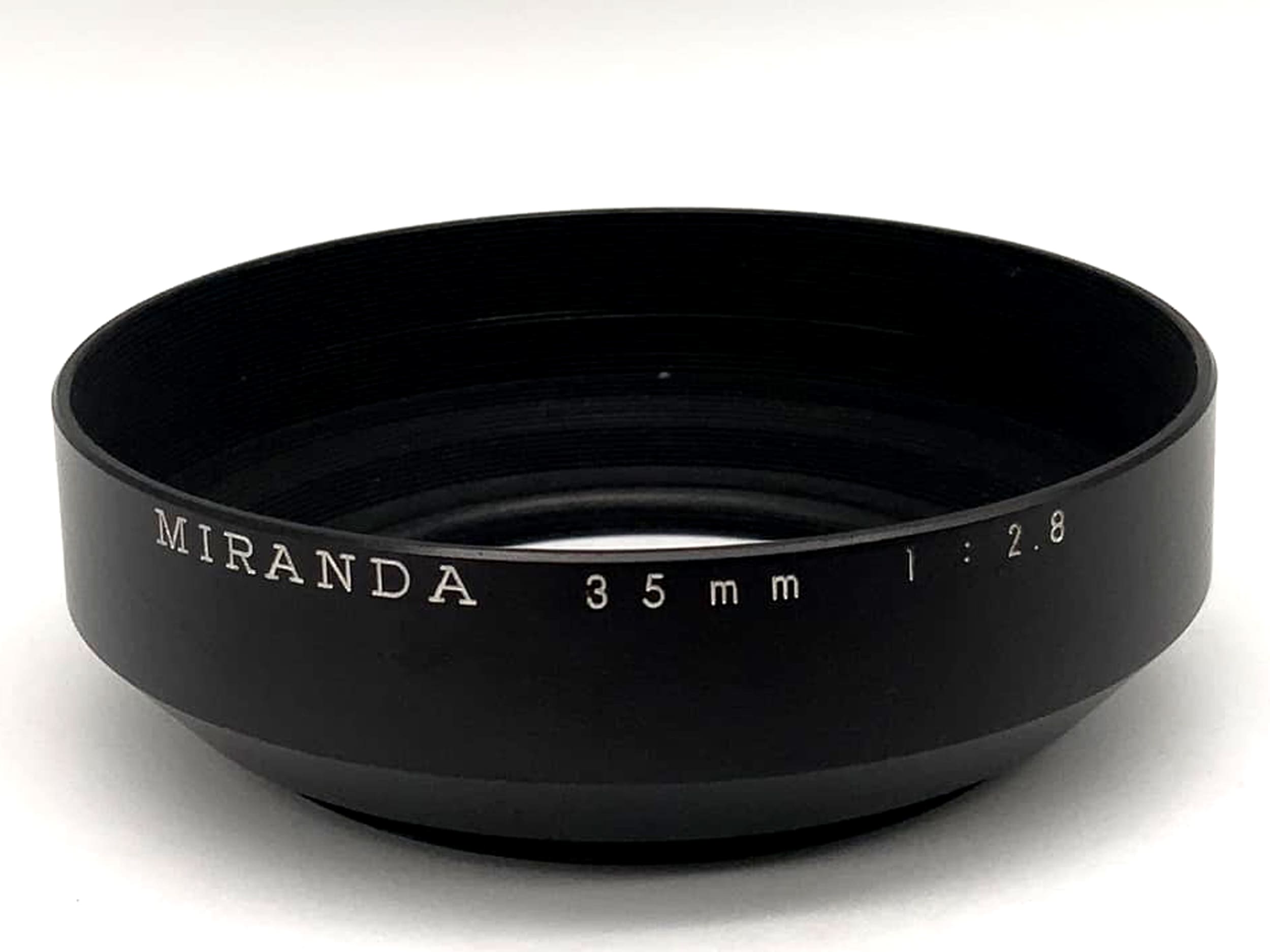 Gegenlichtblende Miranda 35mm 1:2.8 Metall metal lenshood Sonnenblende