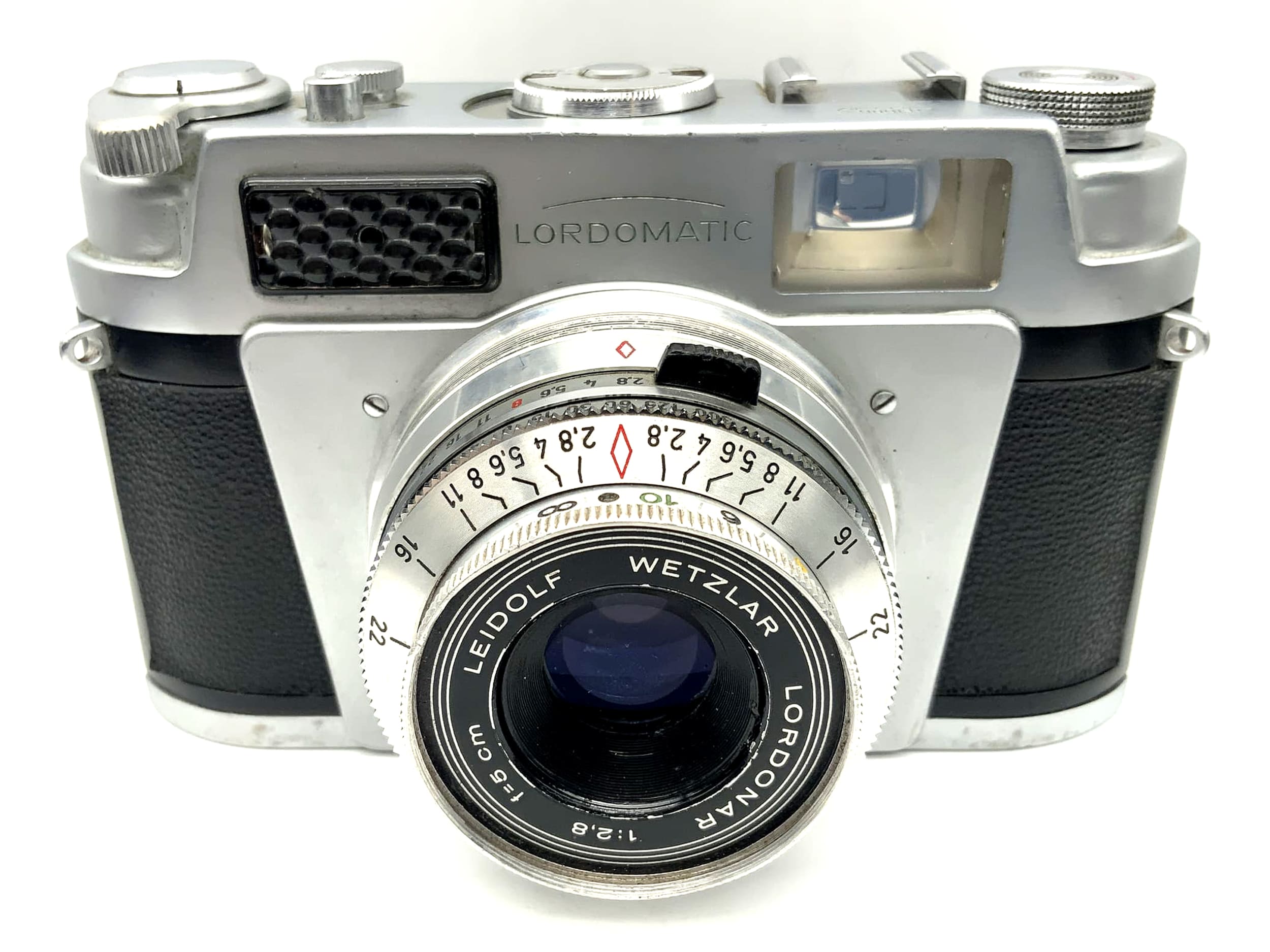 Leidolf Lordomatic II mit Lordonar 1:2.8 f=5cm Prontor-SLK !Beli defekt!