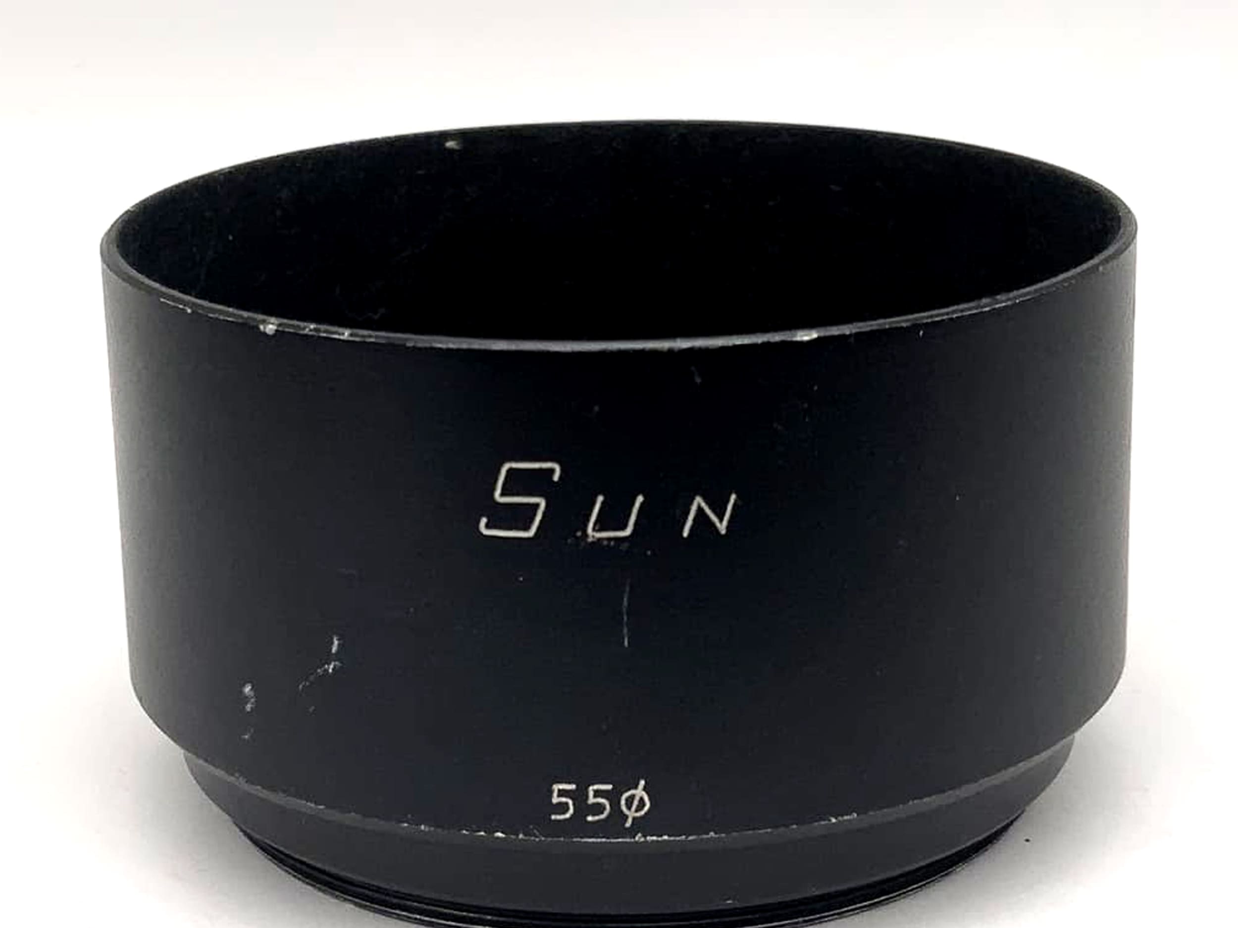Gegenlichtblende SUN Opt. M55 55mm Metall metal lenshood Sonnenblende