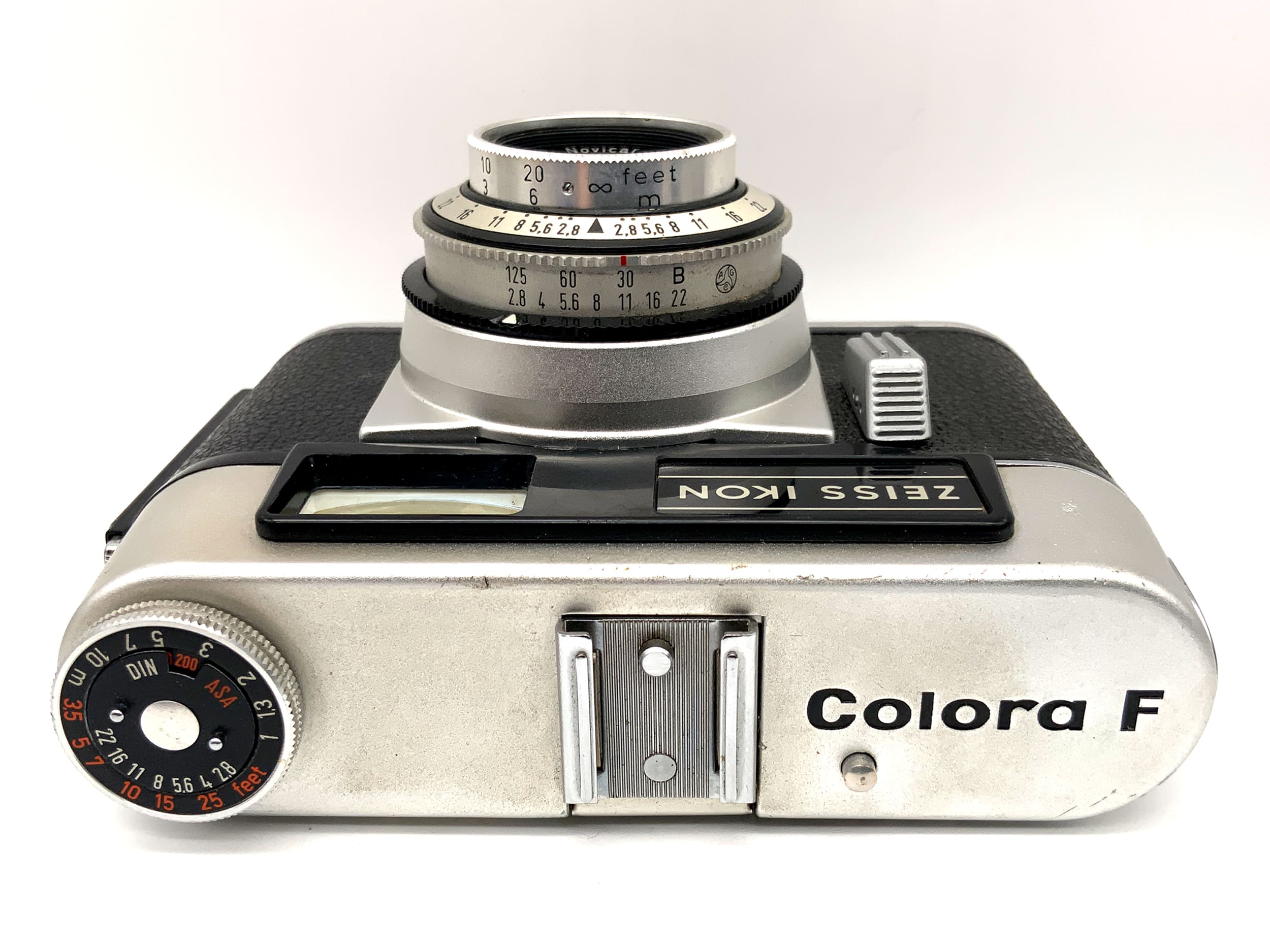 Zeiss Ikon Colora F Sucherkamera mit Novicar 2.8/50 Prontor 125 Analogkamera