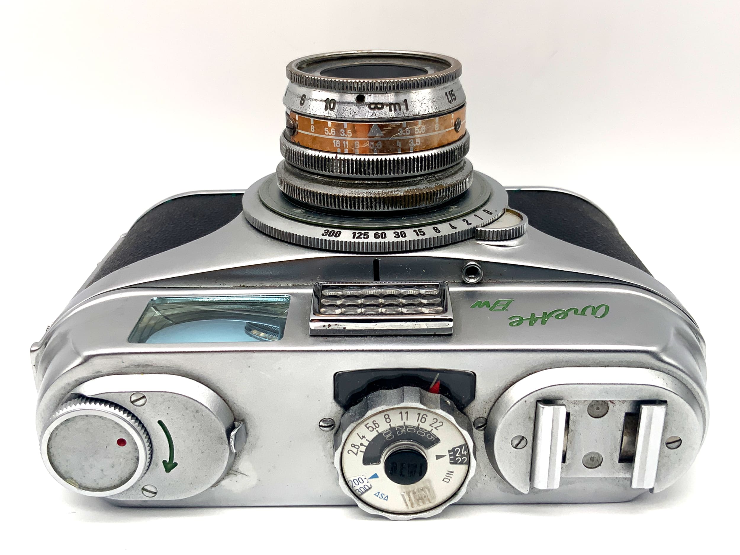 AkA Arette BW Sucherkamera mit Radionar 1:3.5/50 Prontor-SVS Analogkamera