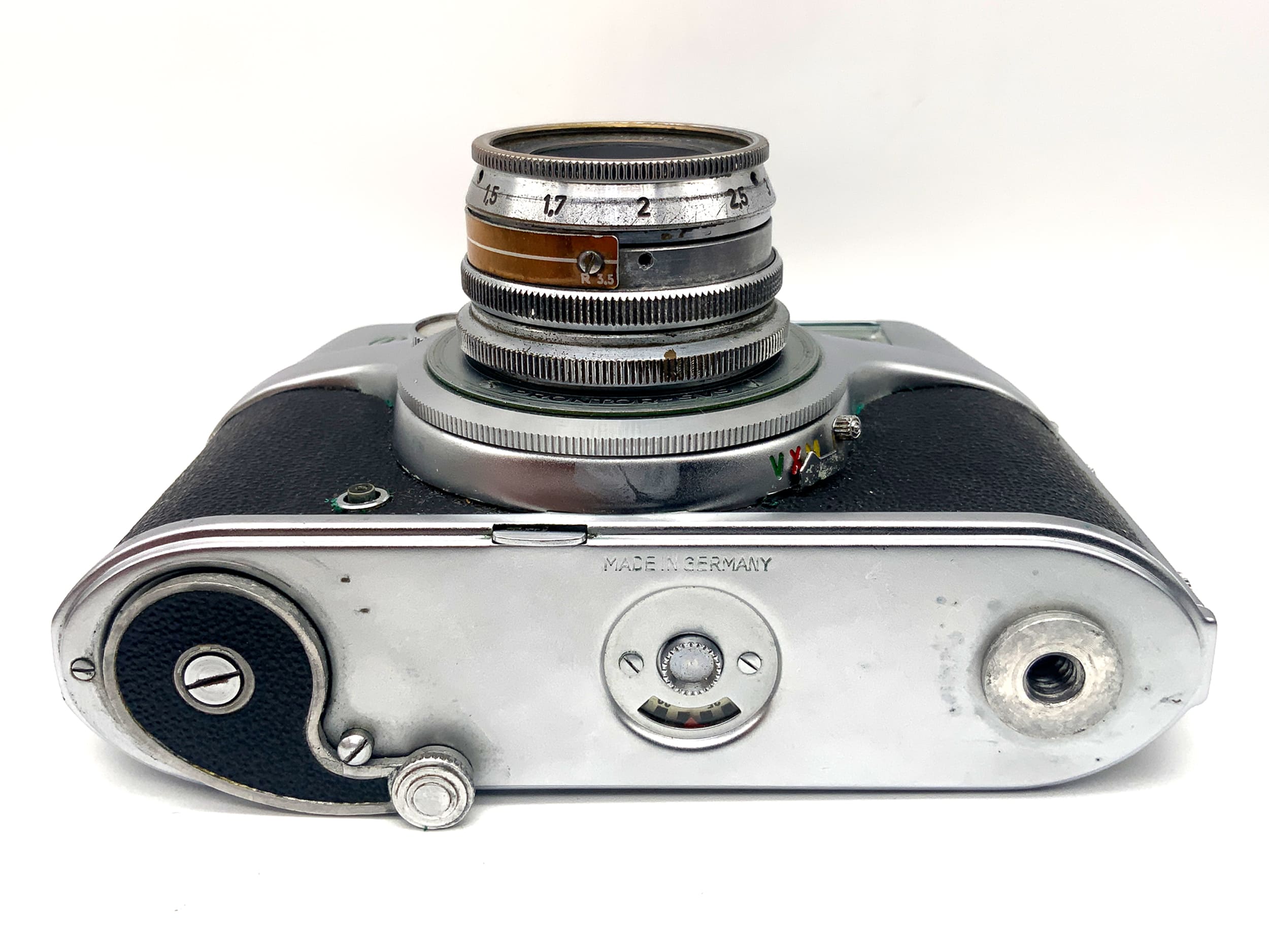 AkA Arette BW Sucherkamera mit Radionar 1:3.5/50 Prontor-SVS Analogkamera