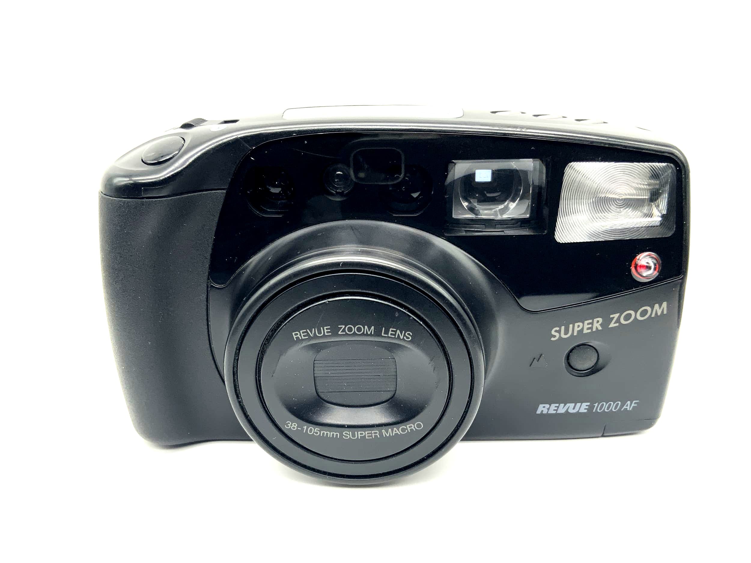 Revue 1000 AF Point&Shoot mit 38-105mm Super Macro Lens Super Zoom 35mm