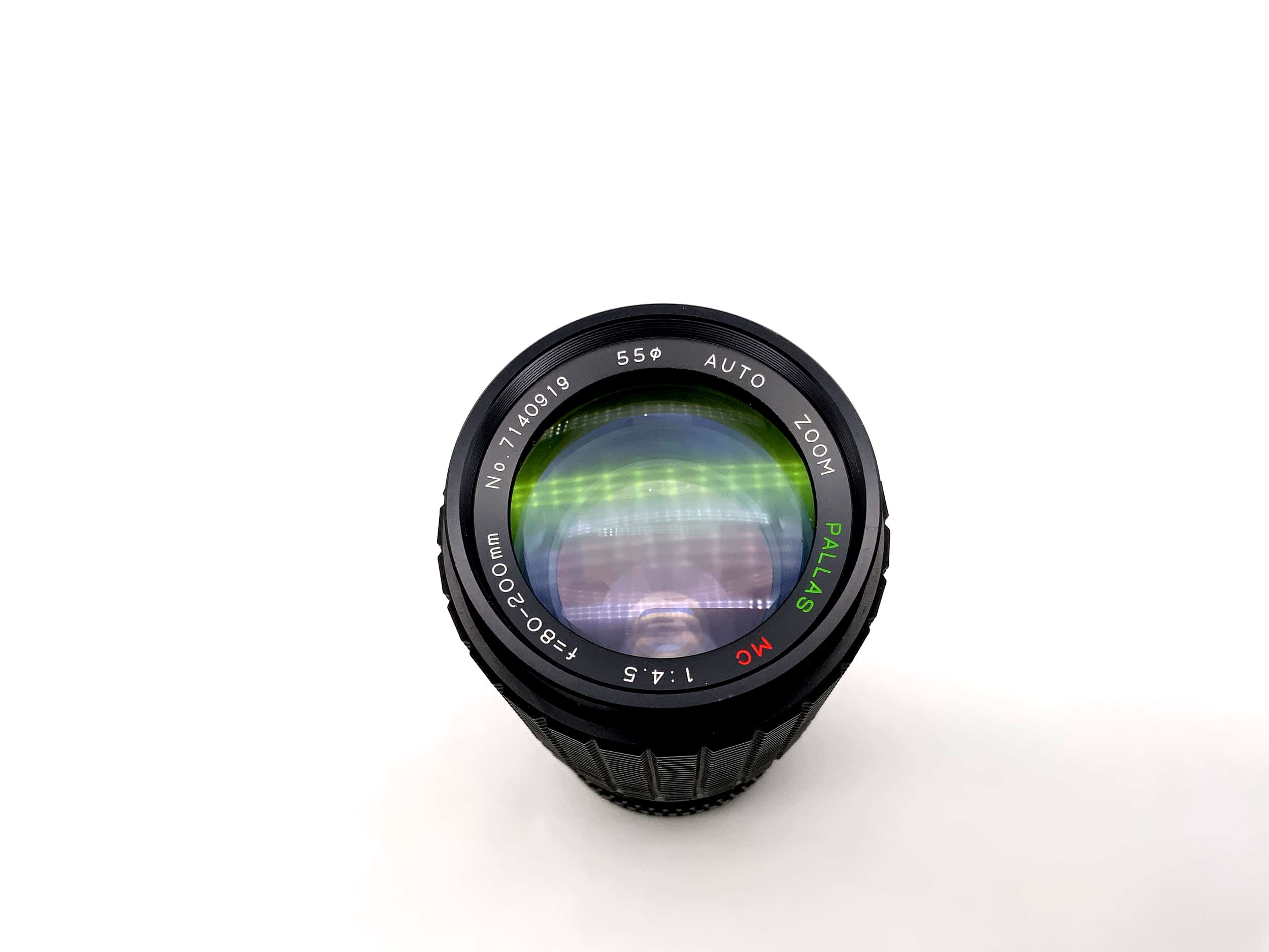 Pallas 80-200mm 1:4,5 Objektiv Auto Zoom Multi Coating Kamera Lens (Canon FD)