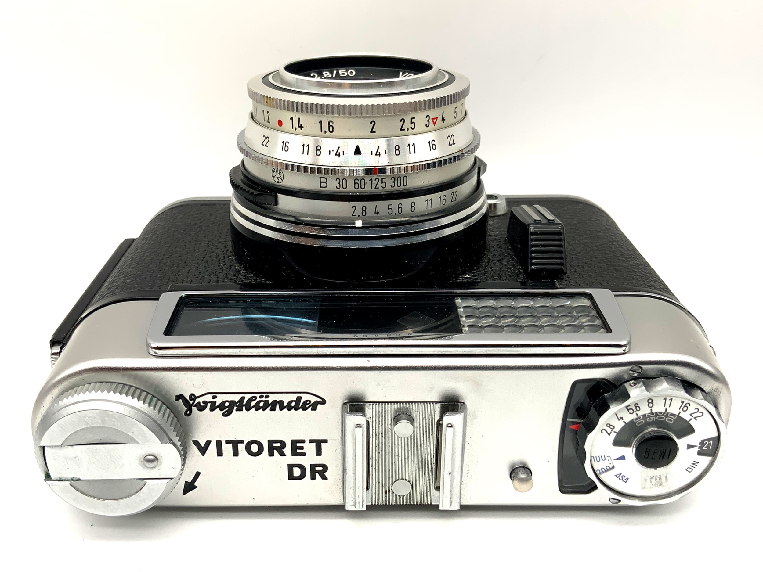 Voigtländer Vitoret DR Sucherkamera mit Color-Lanthar 2.8/50 Prontor 300 in OVP