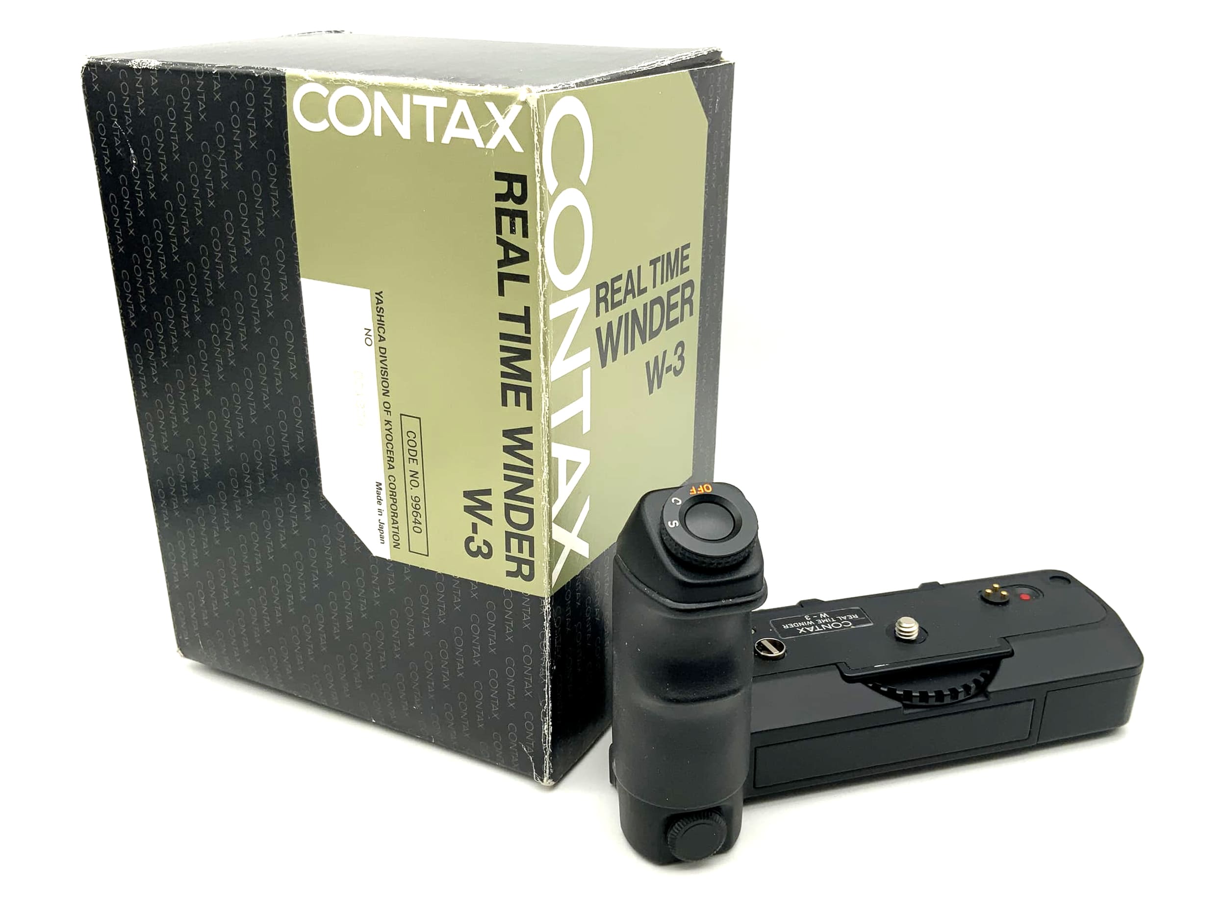 Contax Real Time Winder W-3 für RTS, RTS II in OVP Motorantrieb Filmtransport