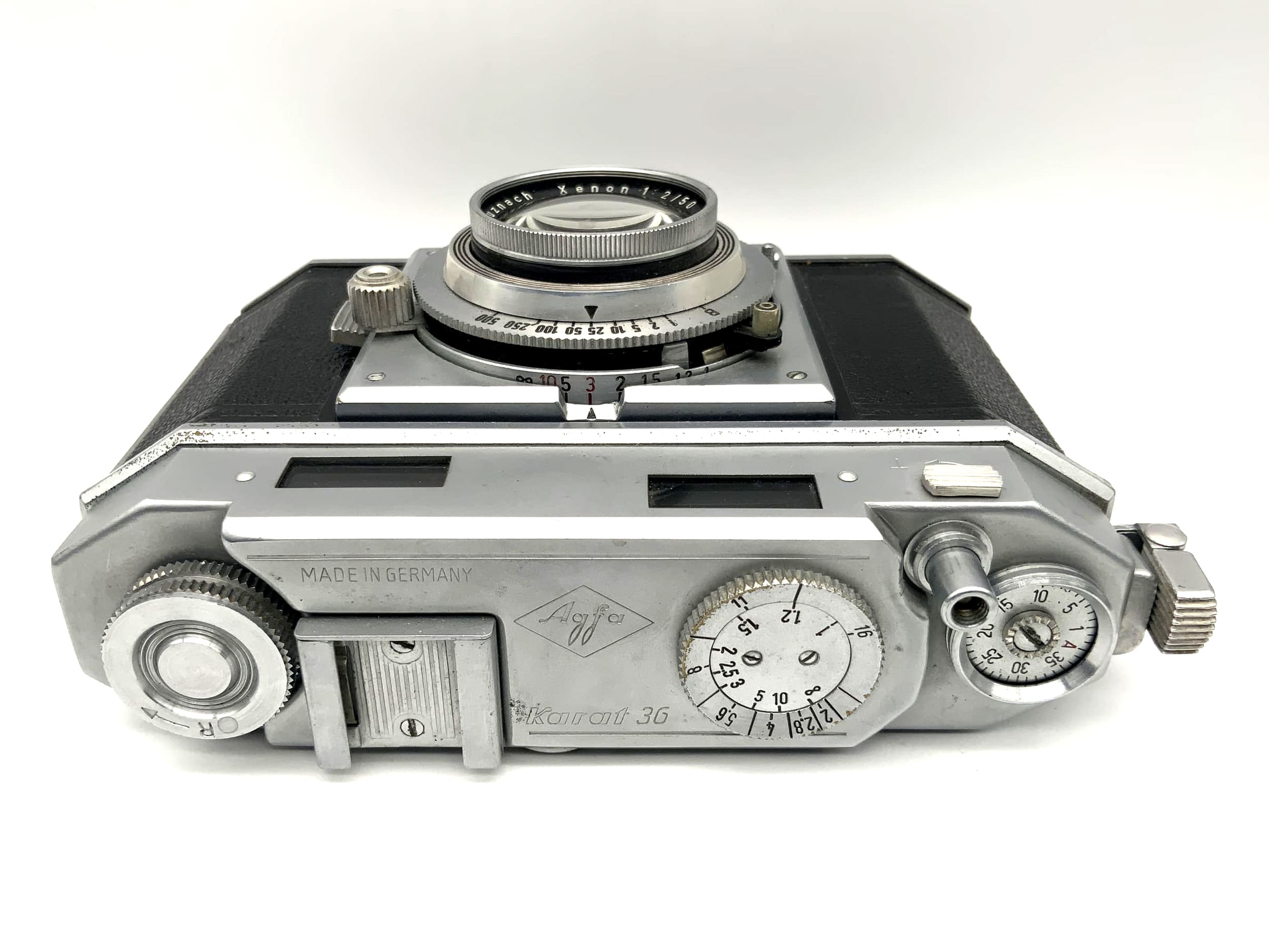 Agfa Karat 36 Sucherkamera mit Xenon 1:2/50 Compur Rapid 35mm