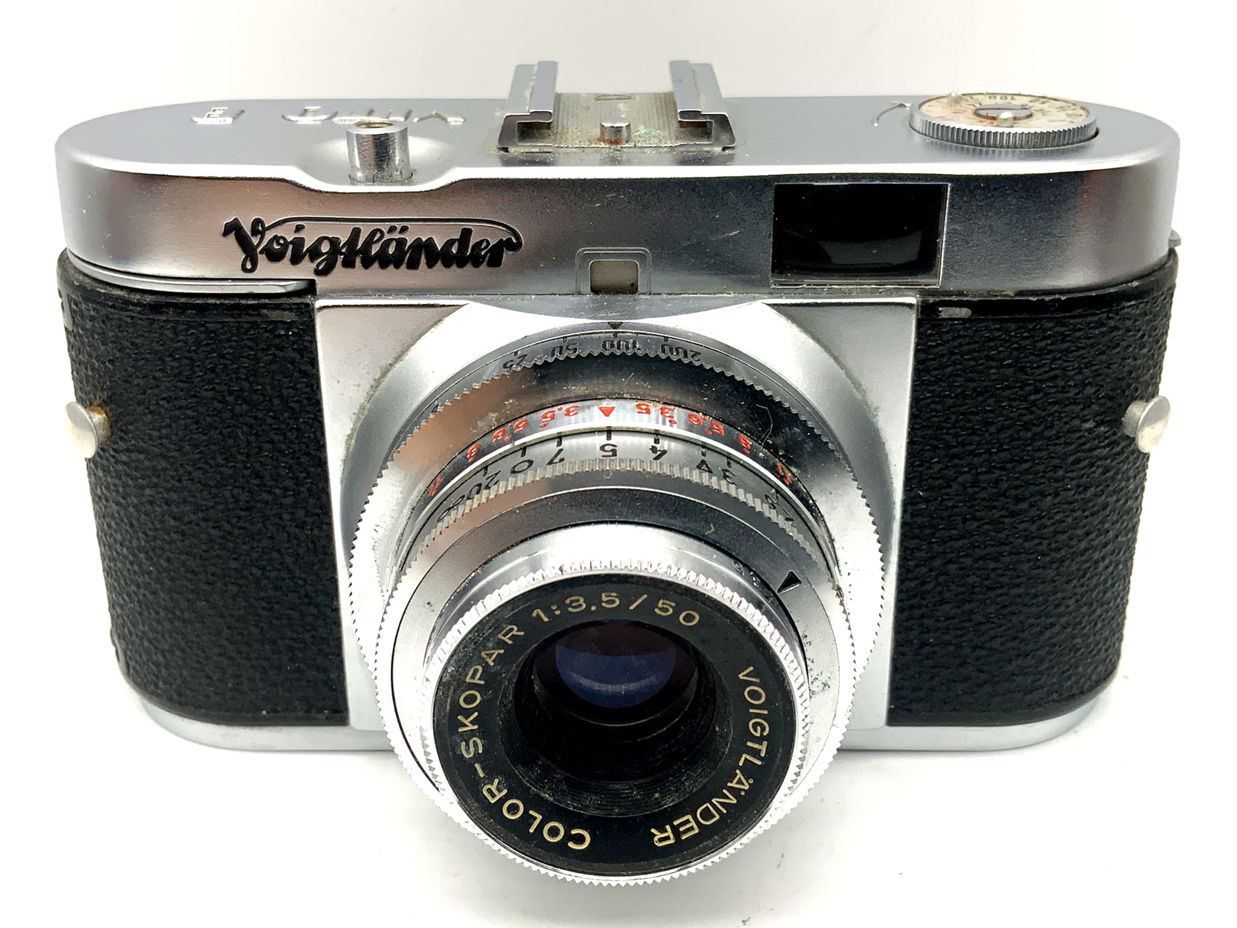 Voigtländer Vito B Sucherkamera mit Color-Skopar 1:3.5/50 Pronto Analogkamera