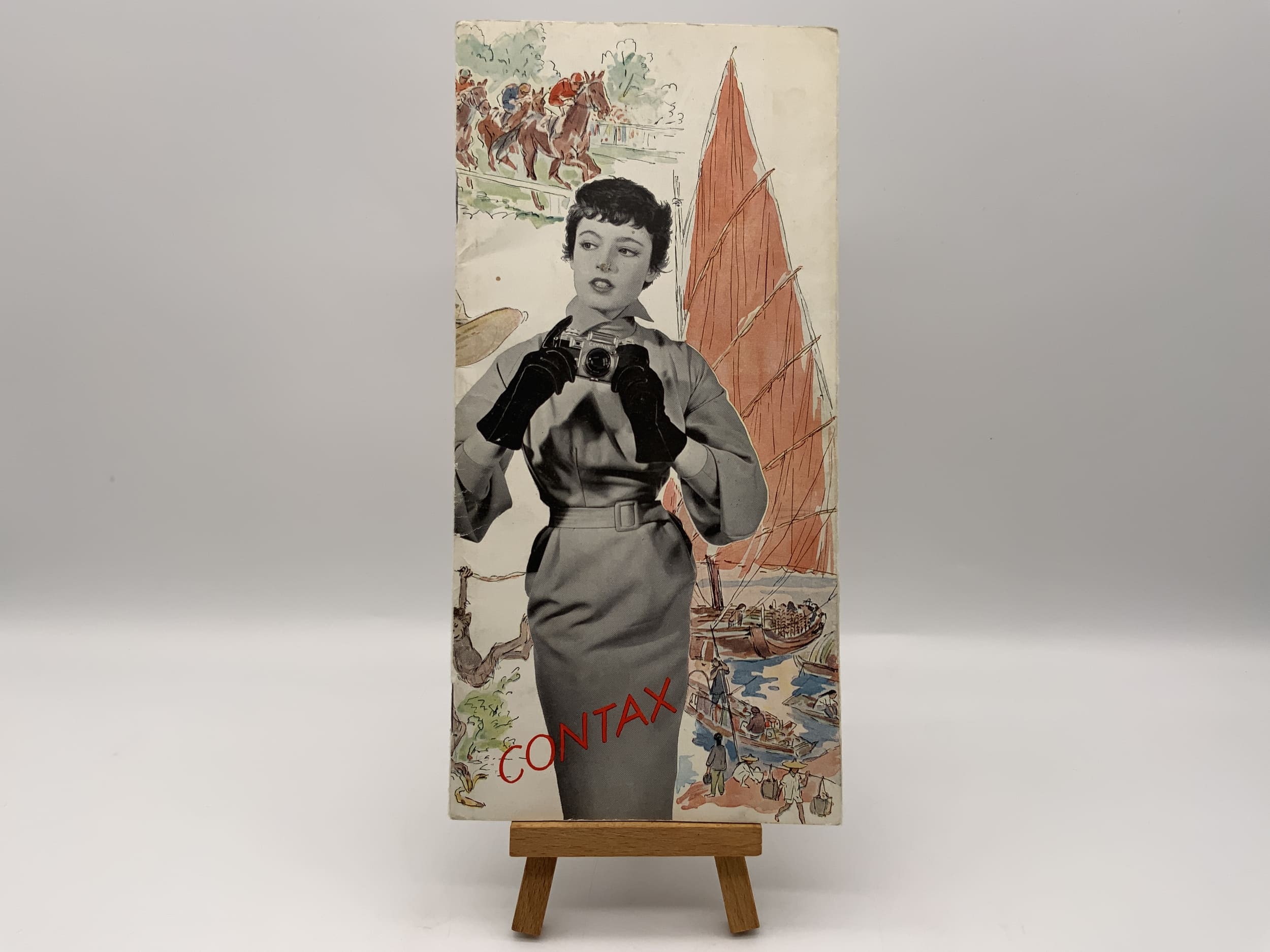 Contax Broschüre Deutsch Gebrauchsanweisung Magazin