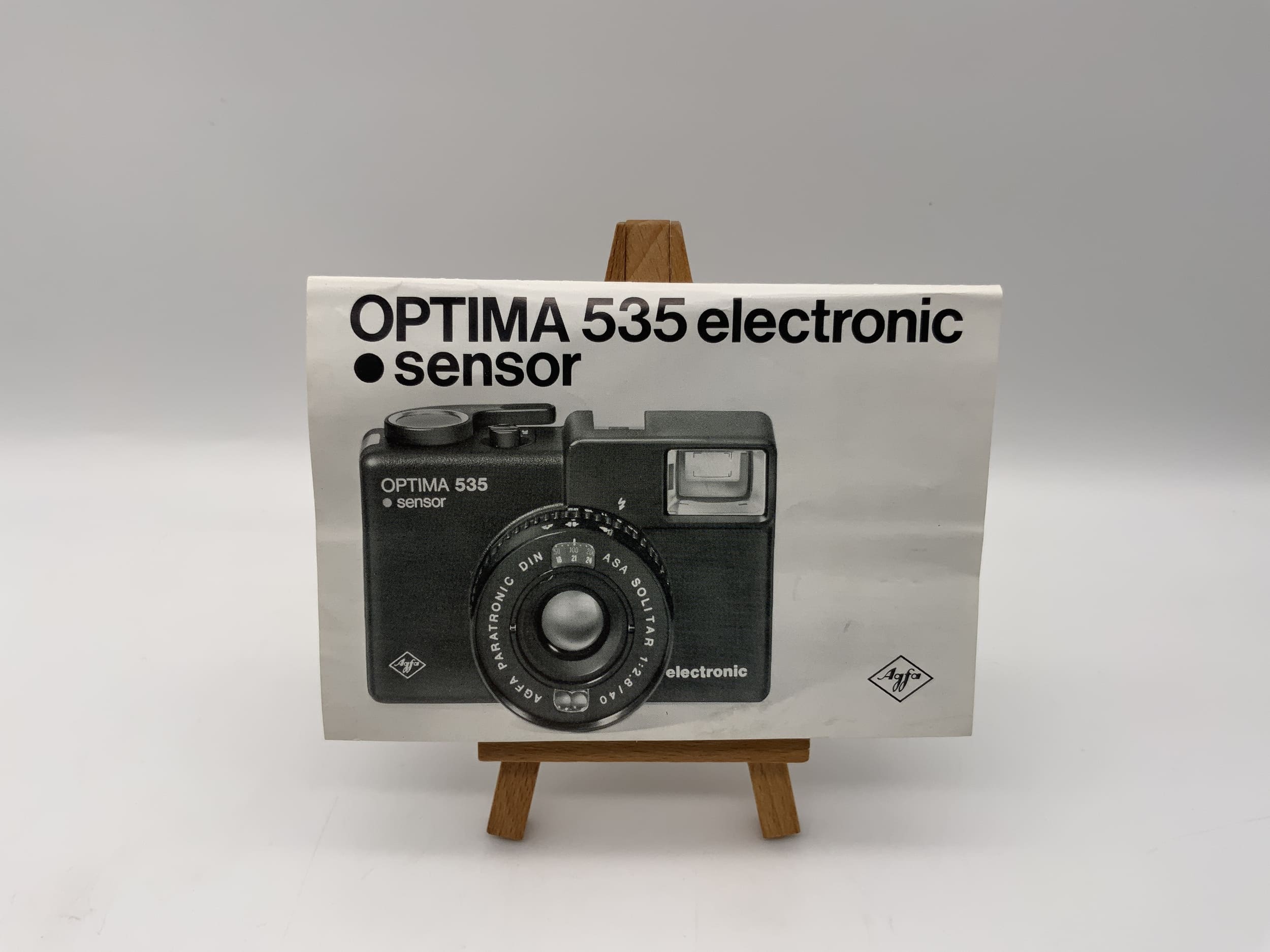 Agfa Optima 535 electronic sensor Bedienungsanleitung Deutsch