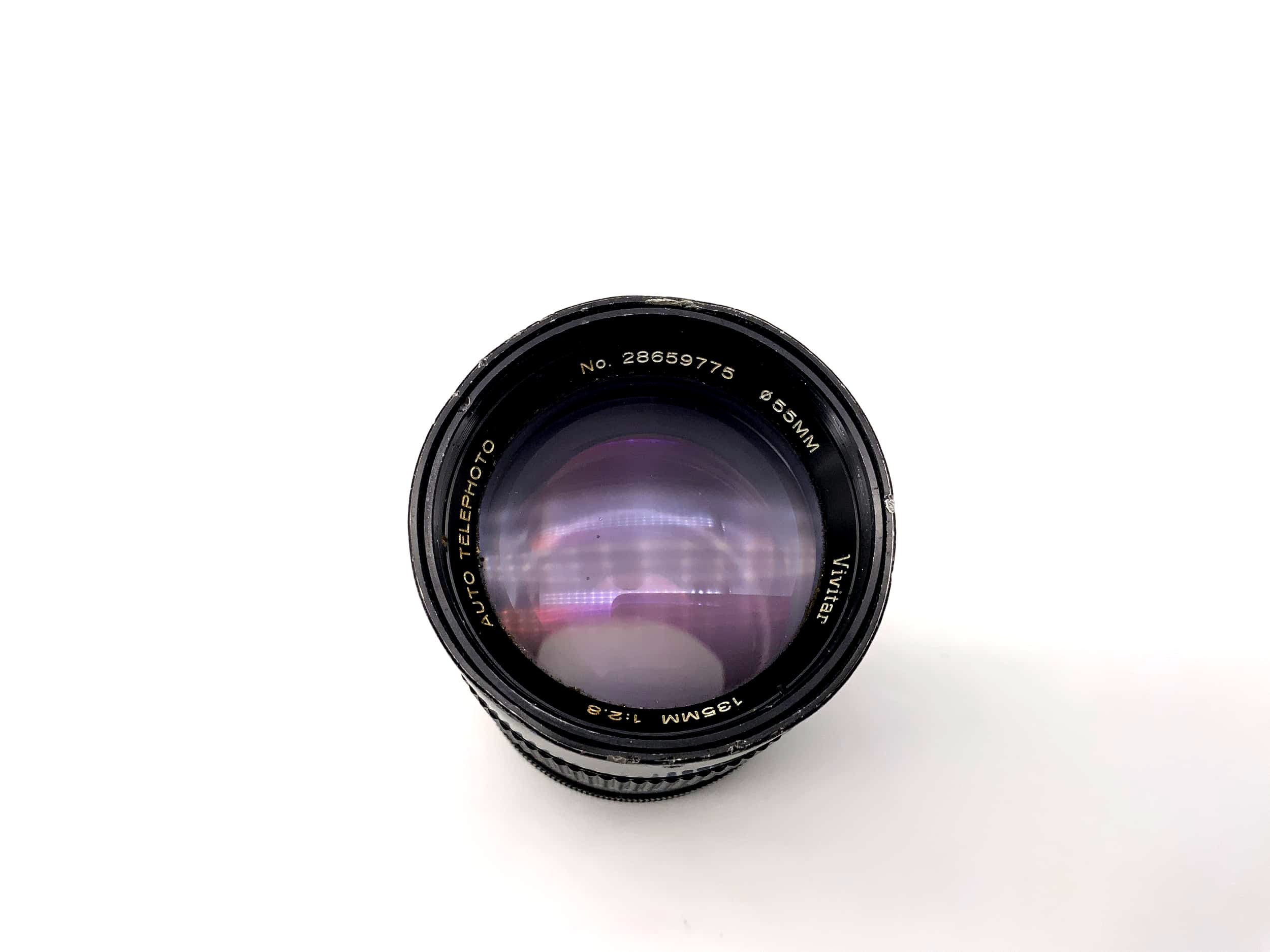 Vivitar 1:2,8 135mm Objektiv Auto Telephoto Kamera Camera Lens (Canon FD)