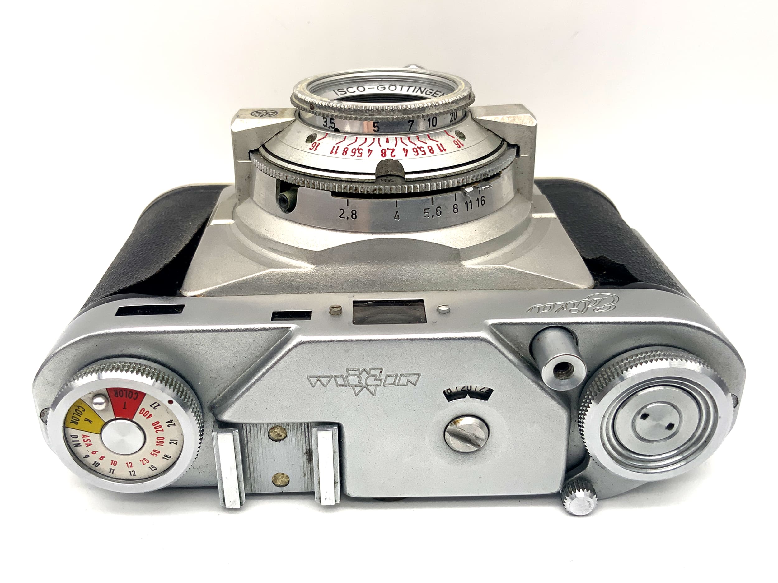 Wirgin Edixa Sucherkamera mit Isconar 1:2.8/43 red C Pronto Analogkamera